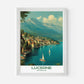 Lucerne Switzerland Europe Travel Poster - Postered