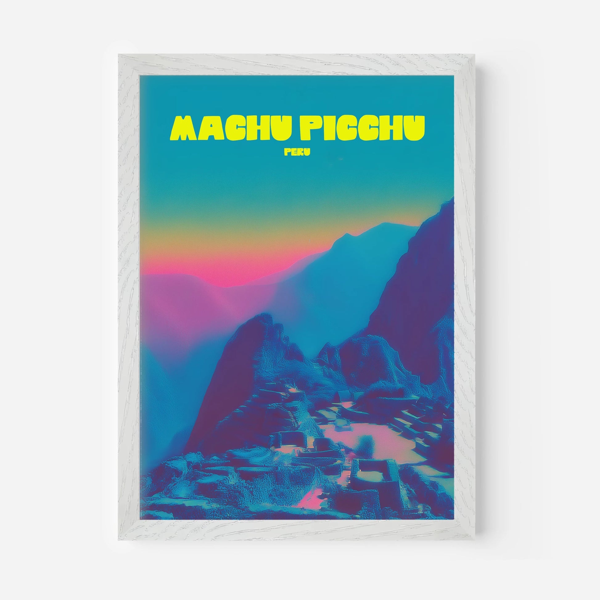 Machu Picchu Peru Travel Poster - Postered