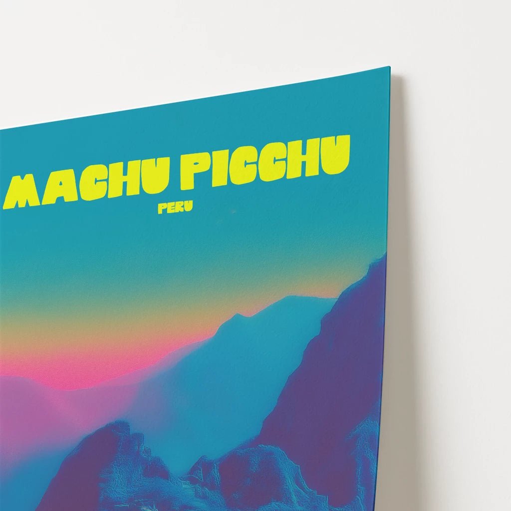 Machu Picchu Peru Travel Poster - Postered