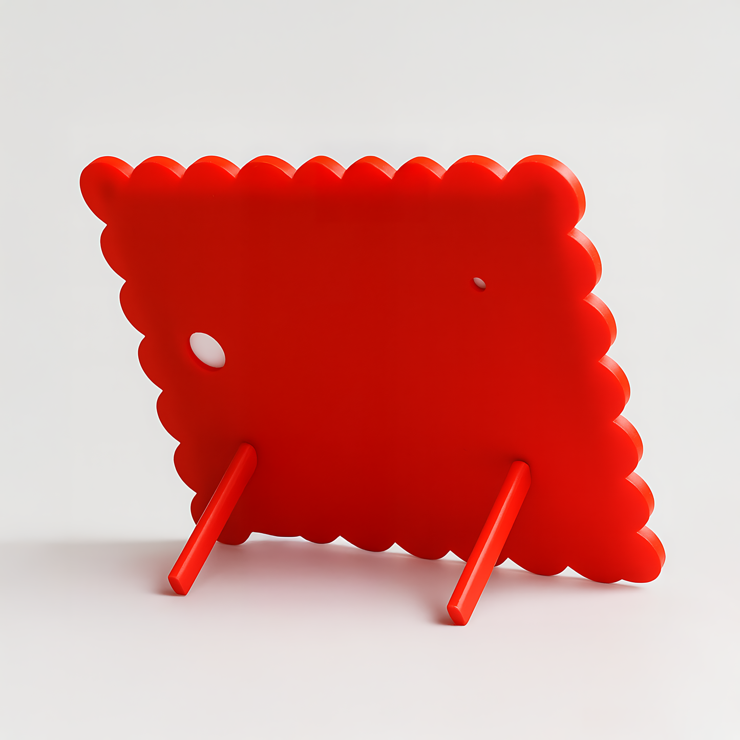 Magnetic Modular Scallop Plastic Frame - Black - 5x7 inch