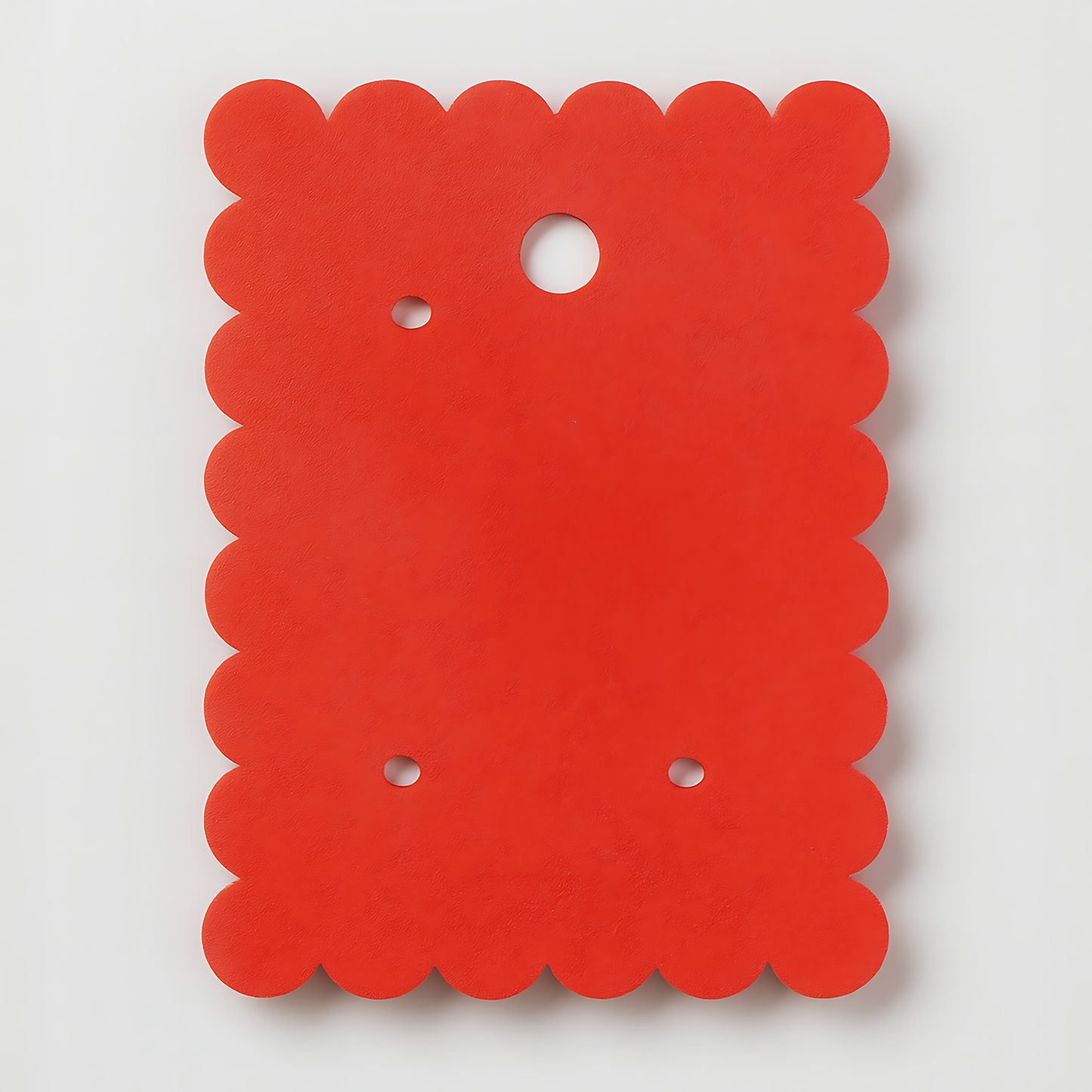 Magnetic Modular Scallop Plastic Frame - Black - 5x7 inch