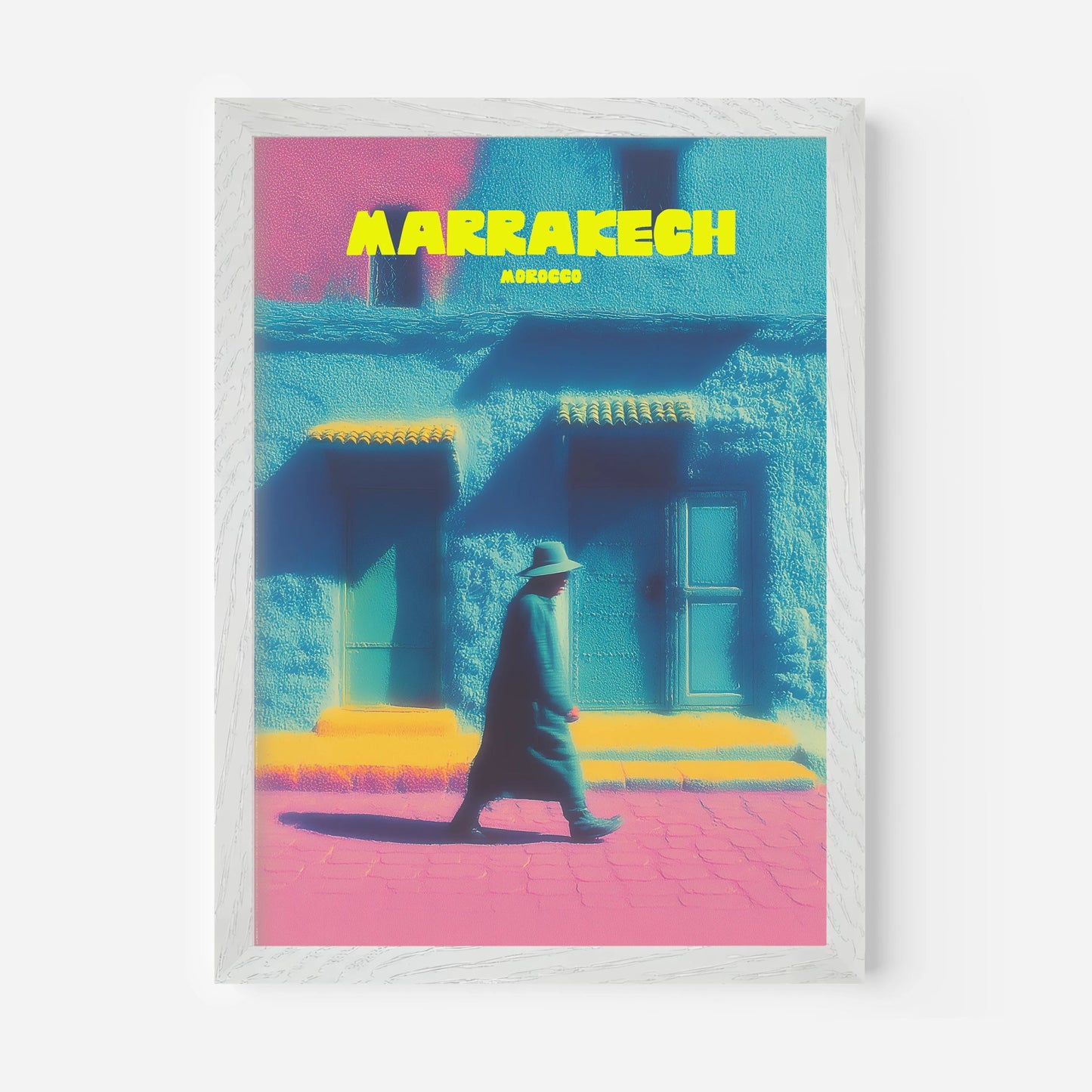 Marrakech City Morocco Africa Travel Poster - Postered