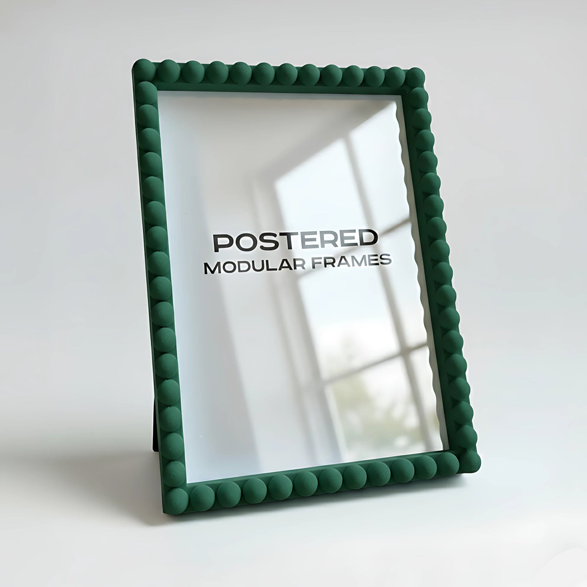 Magnetic Modular Bobbin Plastic Frame - Matt Forest Green - 5x7 Inch
