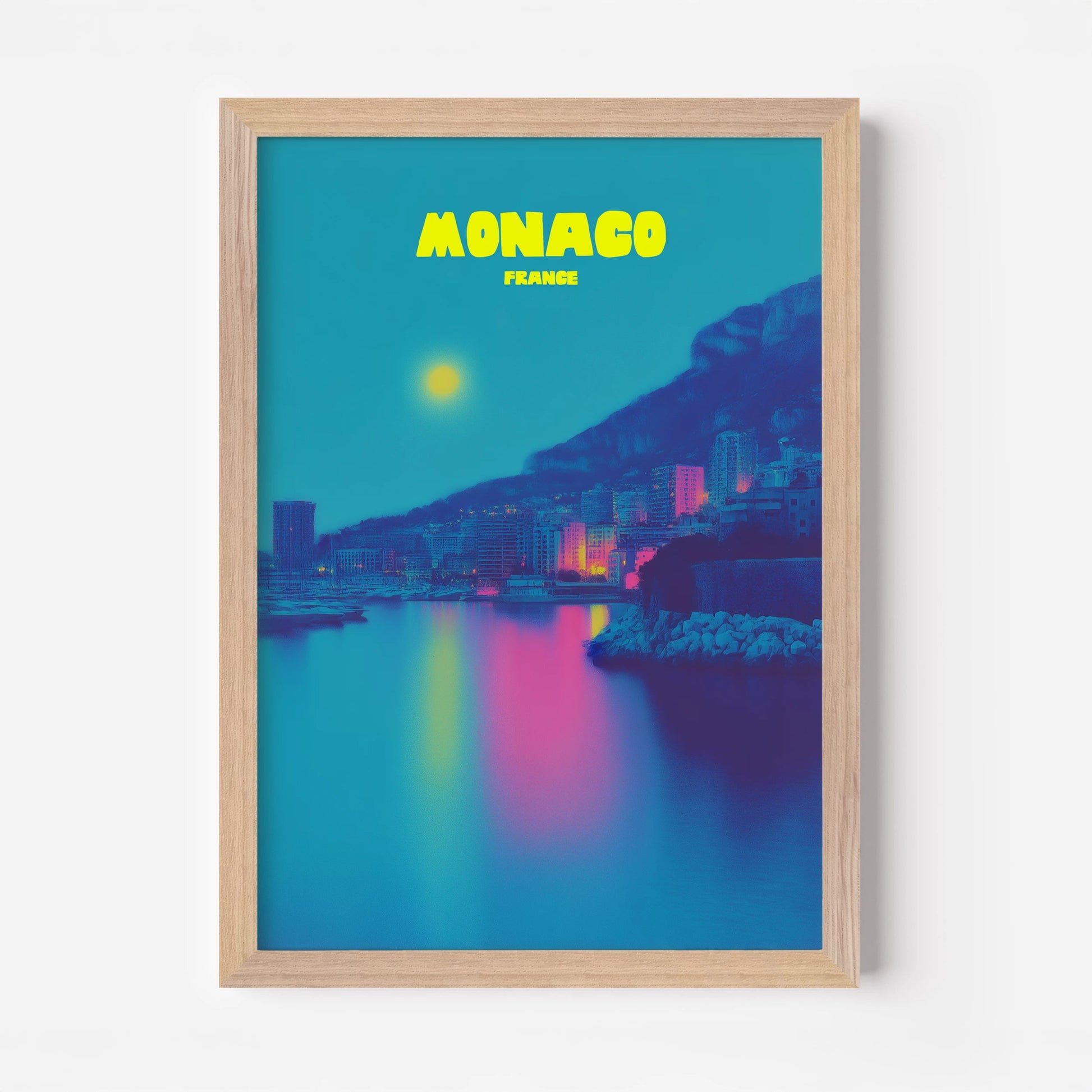 Monaco France Monte Carlo Travel Poster - Postered
