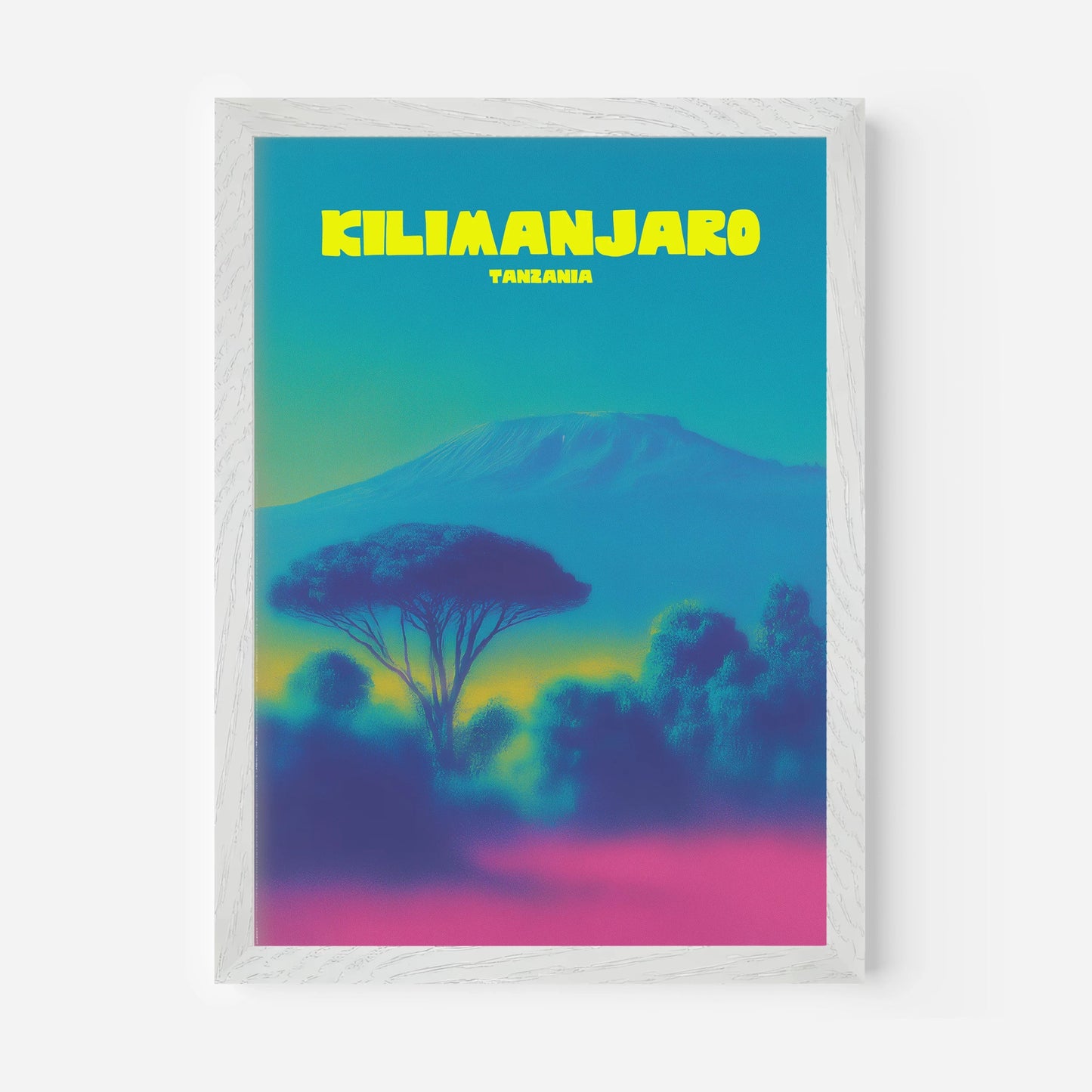 Mount Kilimanjaro Tanzania Africa Travel Poster - Postered