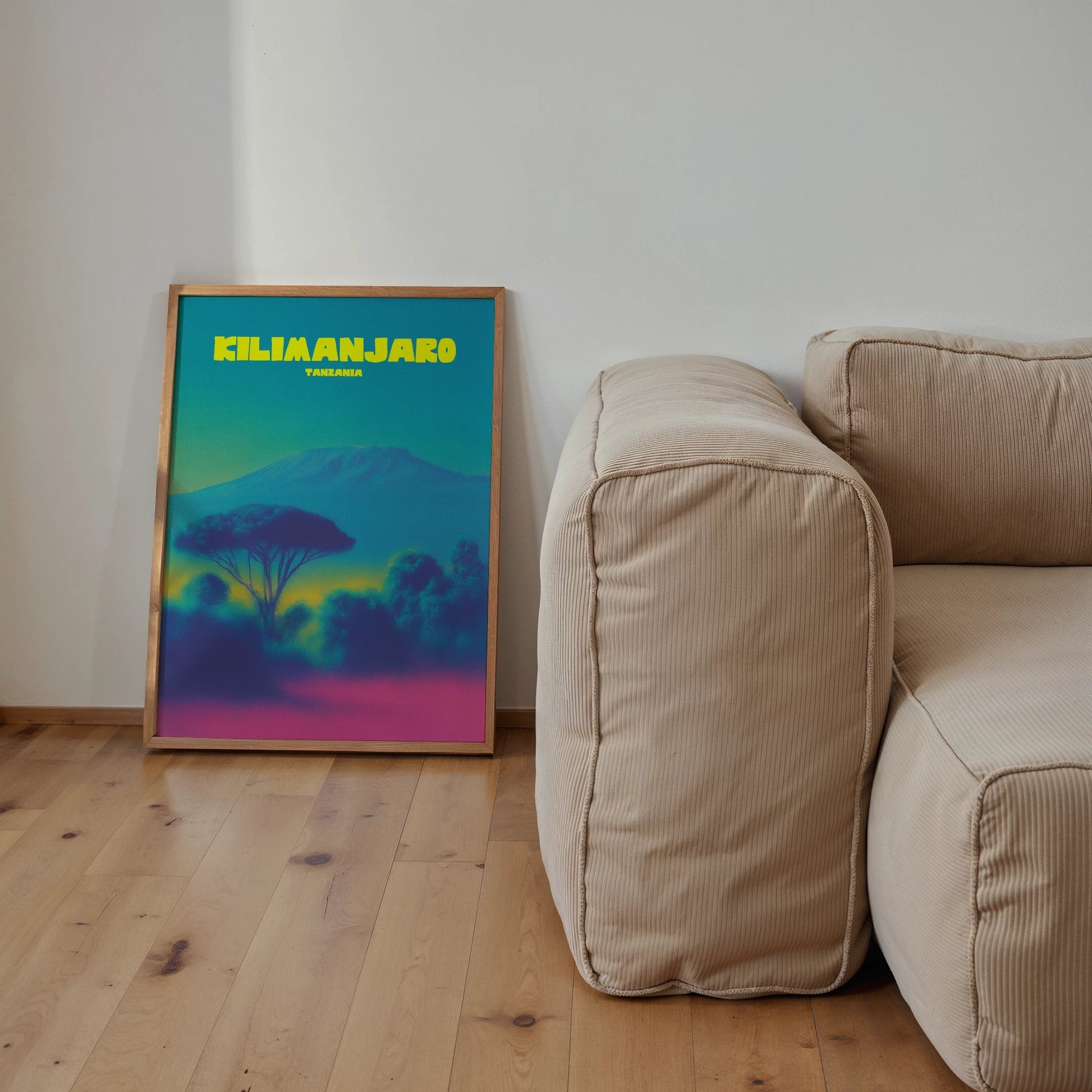 Mount Kilimanjaro Tanzania Africa Travel Poster - Postered