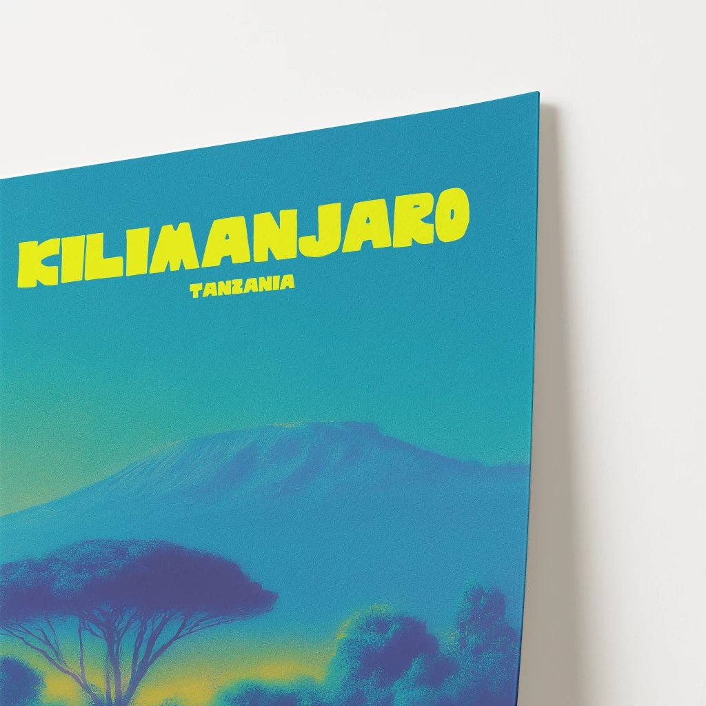 Mount Kilimanjaro Tanzania Africa Travel Poster - Postered