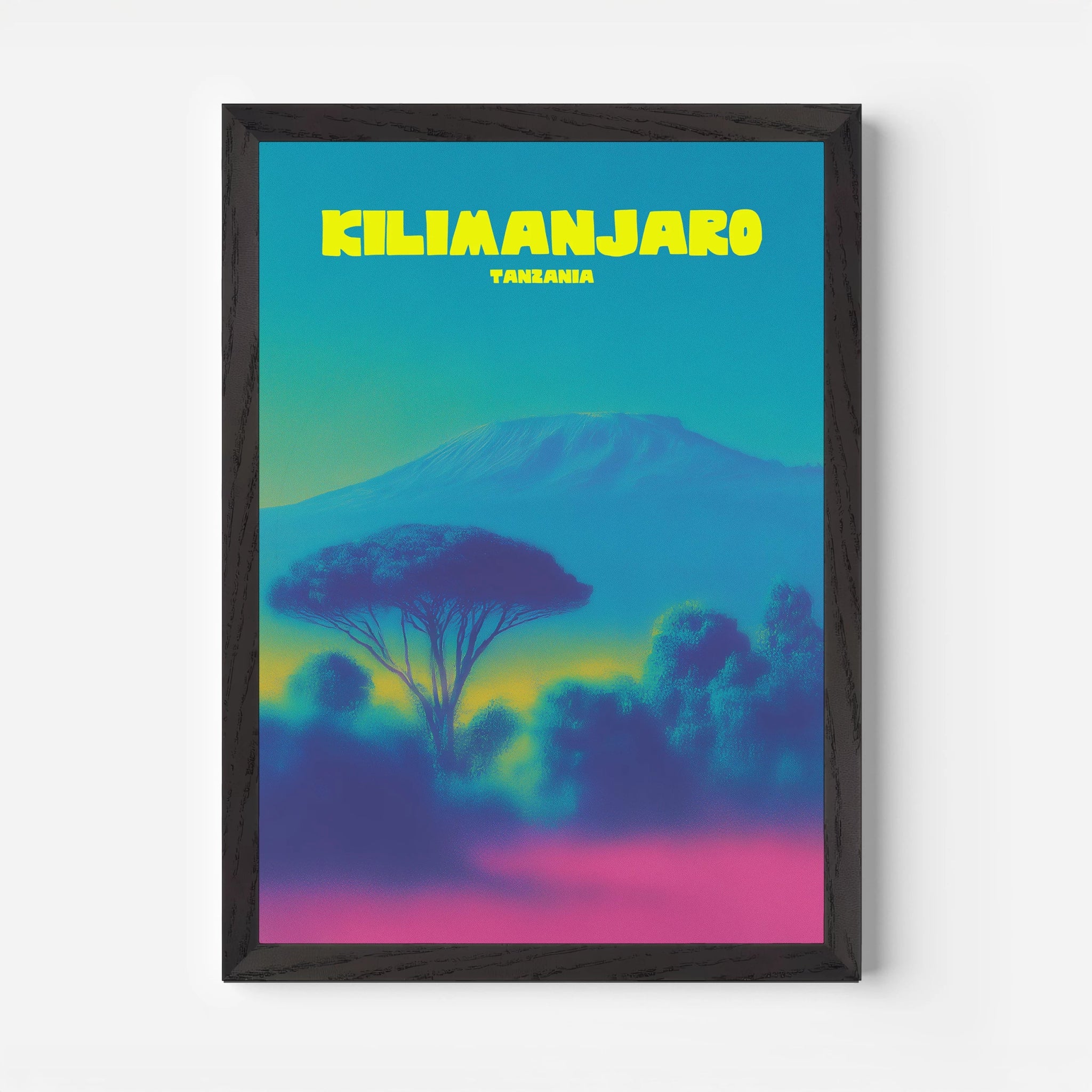 Mount Kilimanjaro Tanzania Africa Travel Poster - Postered