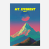 Mt. Everest Nepal Travel Poster - Postered