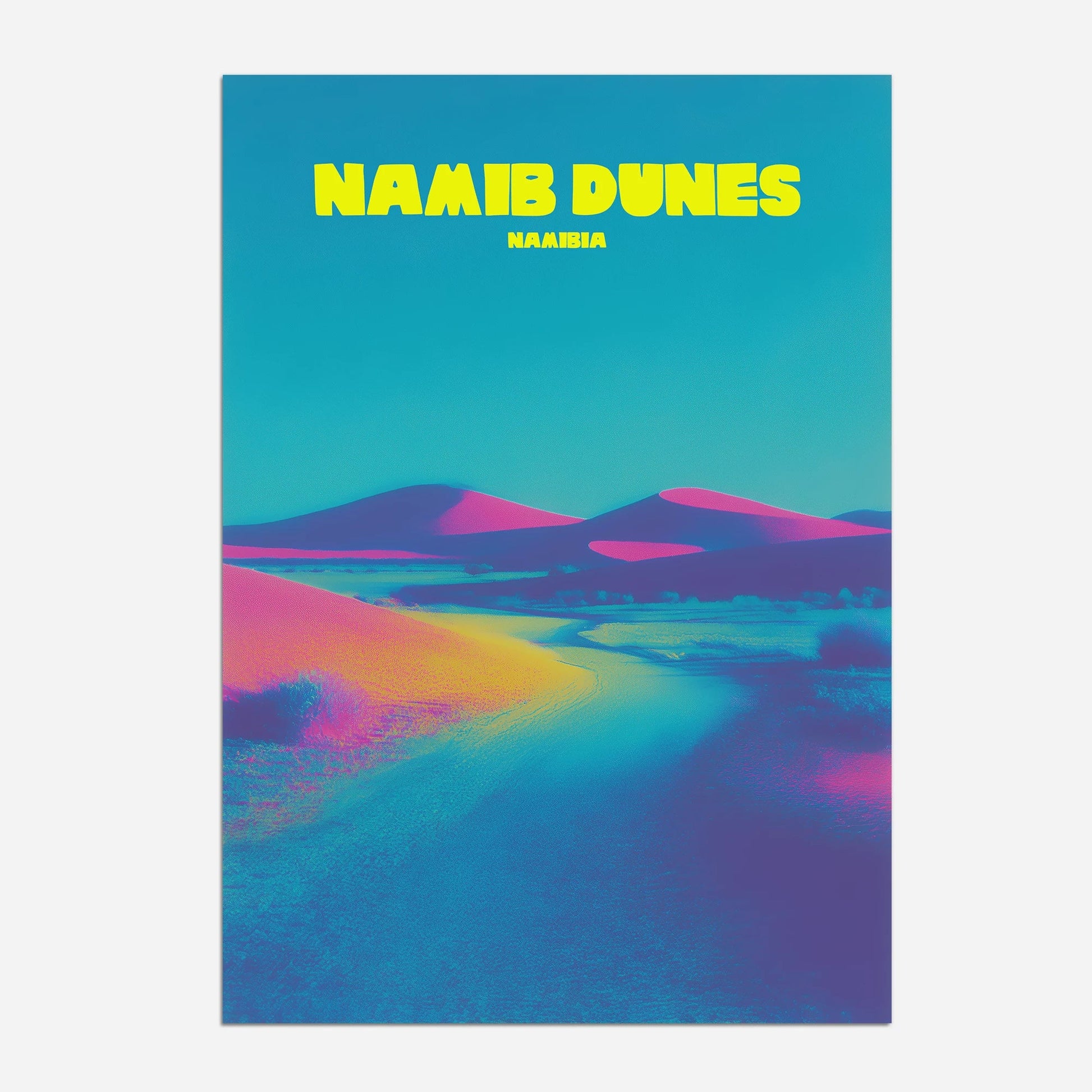 Namibia Dunes Namibia Travel Poster - Postered