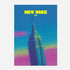 New York USA Empire State Building Travel Poster - Postered