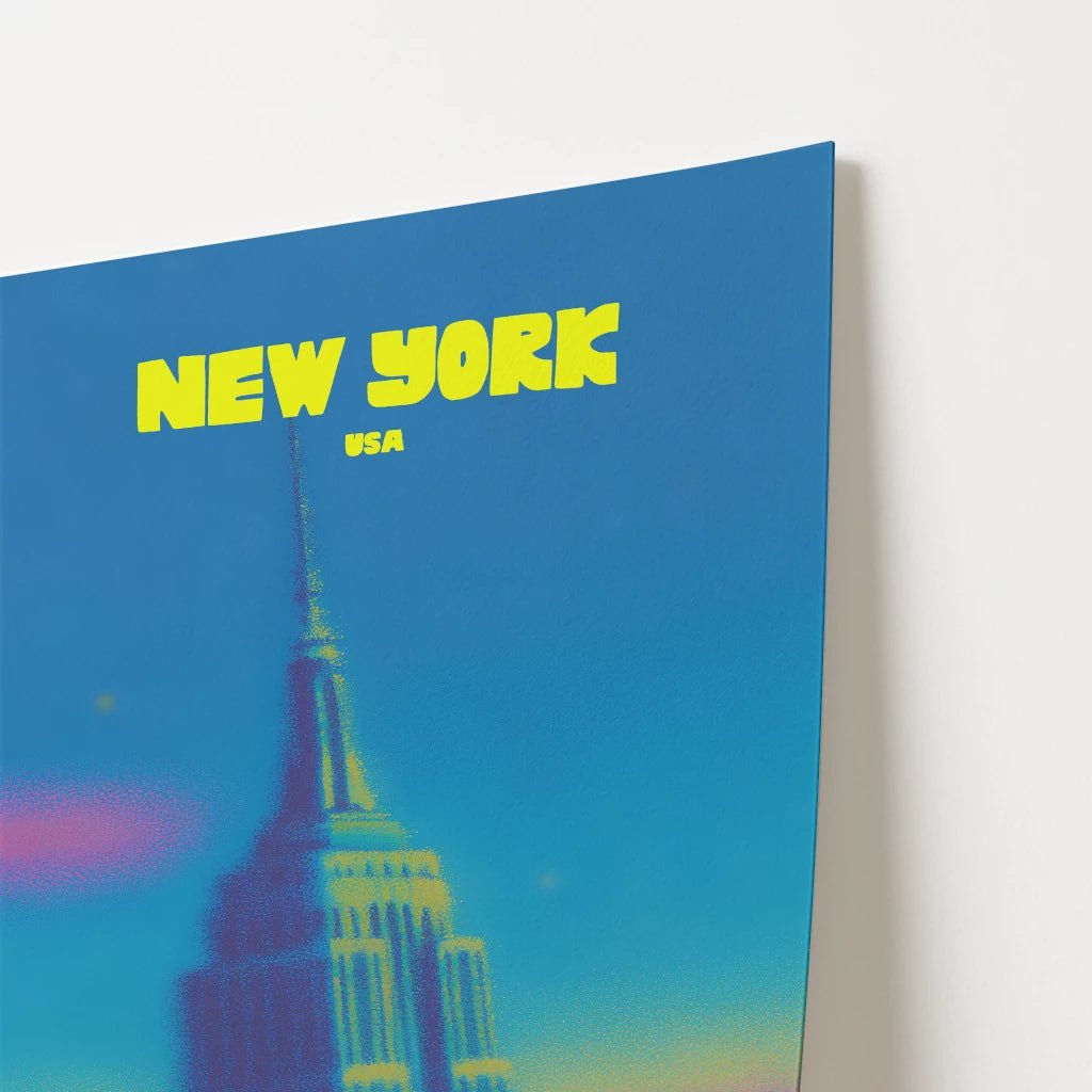 New York USA Empire State Building Travel Poster - Postered