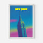 New York USA Empire State Building Travel Poster - Postered