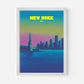 New York USA Statue Of Liberty Travel Poster - Postered