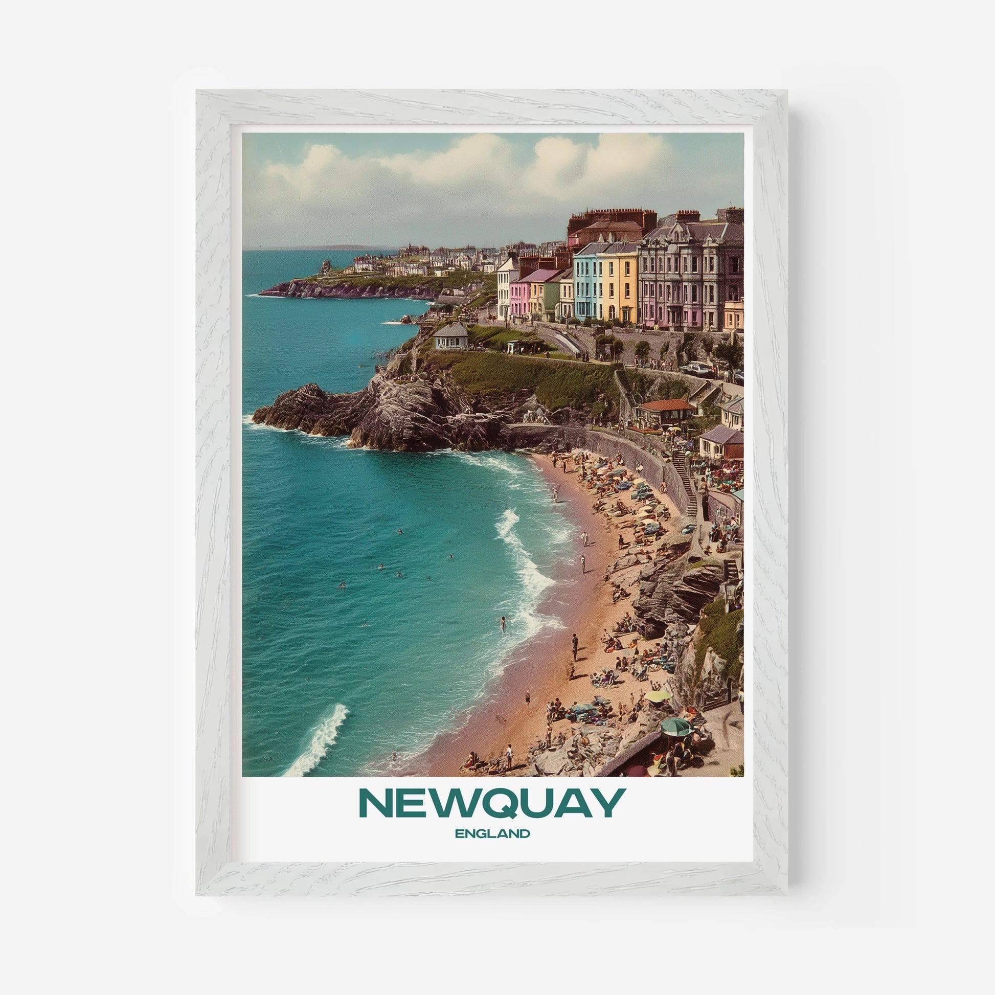 Newquay Cornwall England Europe Travel Poster - Postered