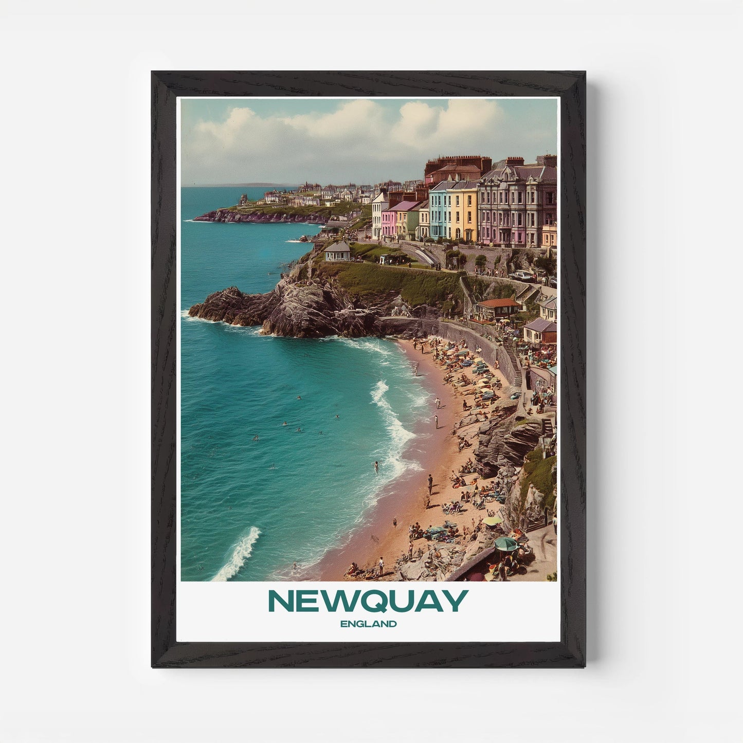 Newquay Cornwall England Europe Travel Poster - Postered