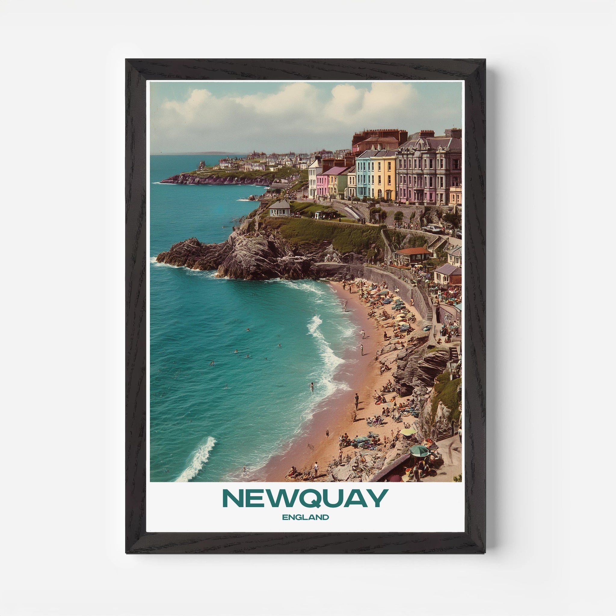 Newquay Cornwall England Europe Travel Poster - Postered