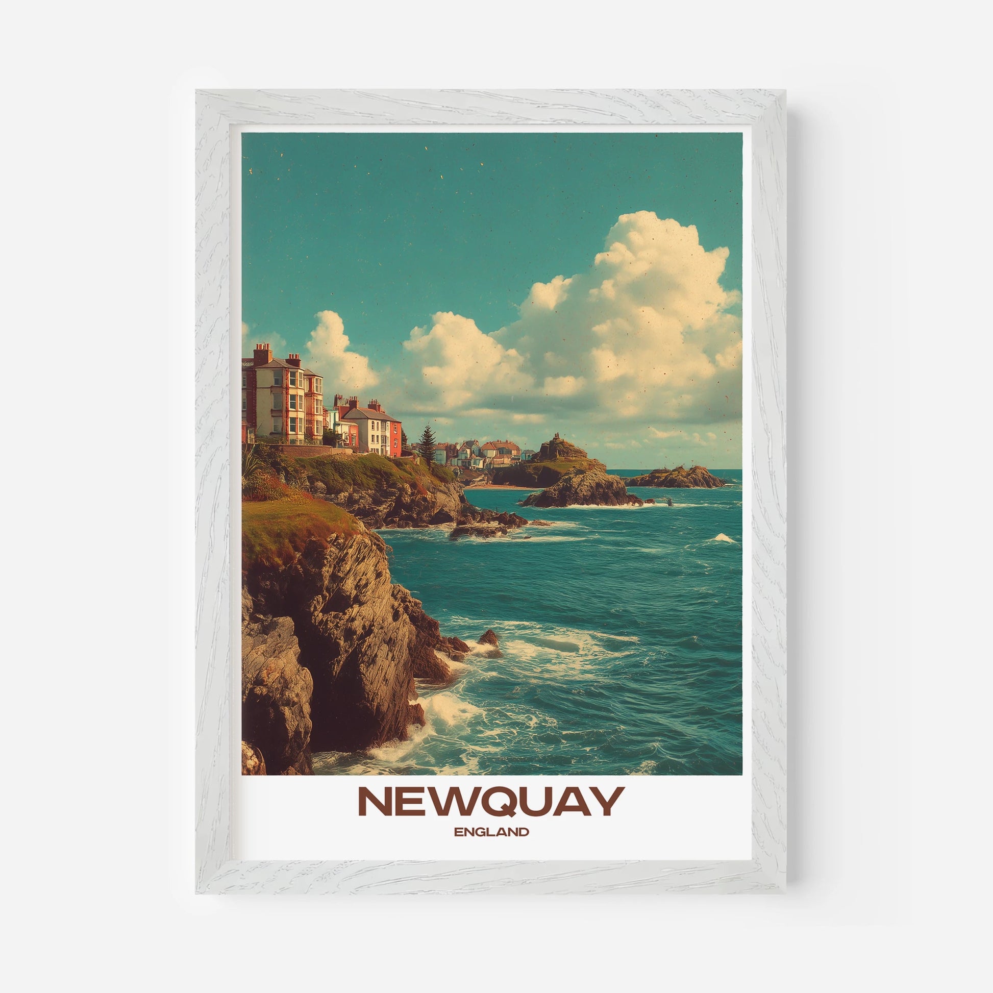 Newquay Cornwall England Europe Travel Poster - Postered