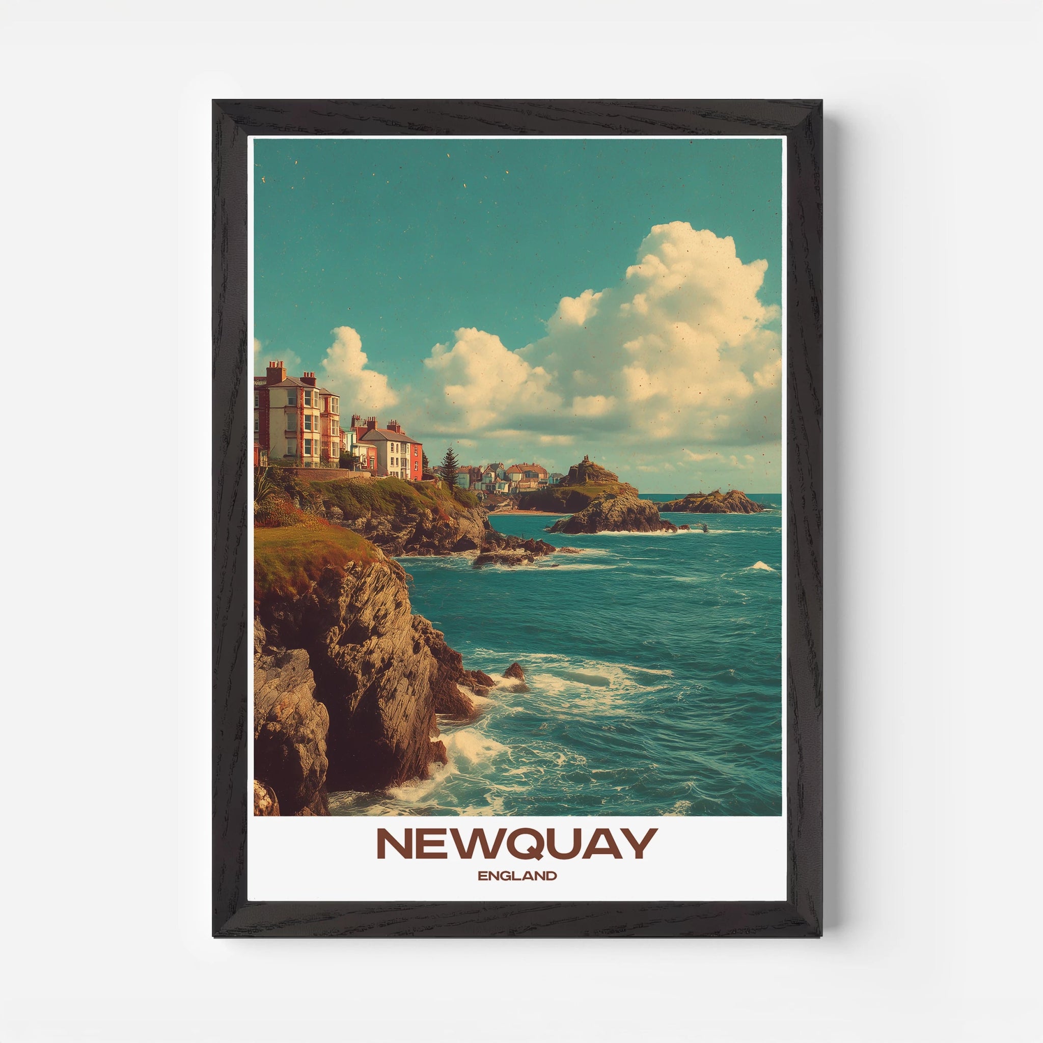 Newquay Cornwall England Europe Travel Poster - Postered