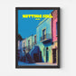 Notting Hill London England Travel Poster - Postered
