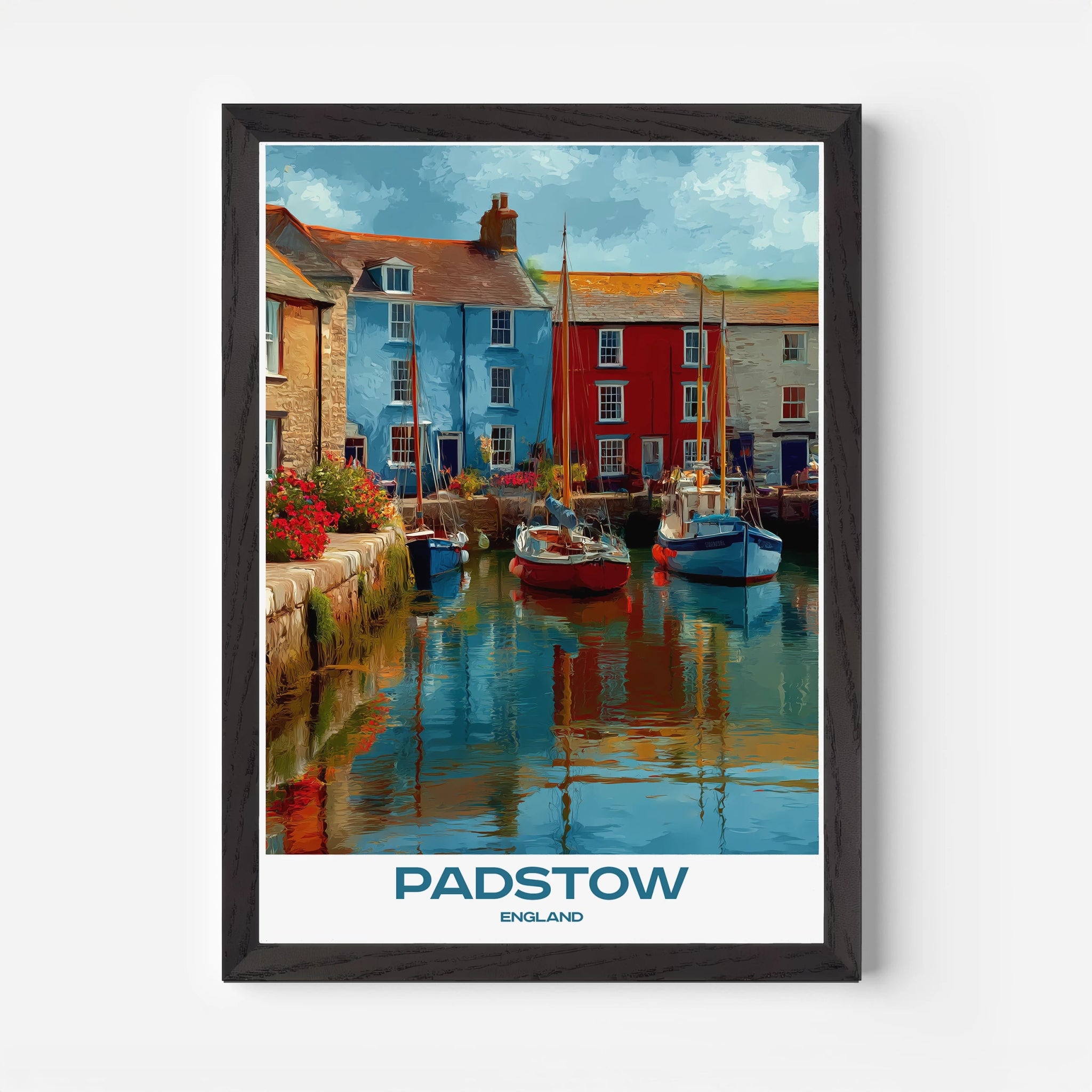 Padstow Cornwall England Europe Travel Poster - Postered