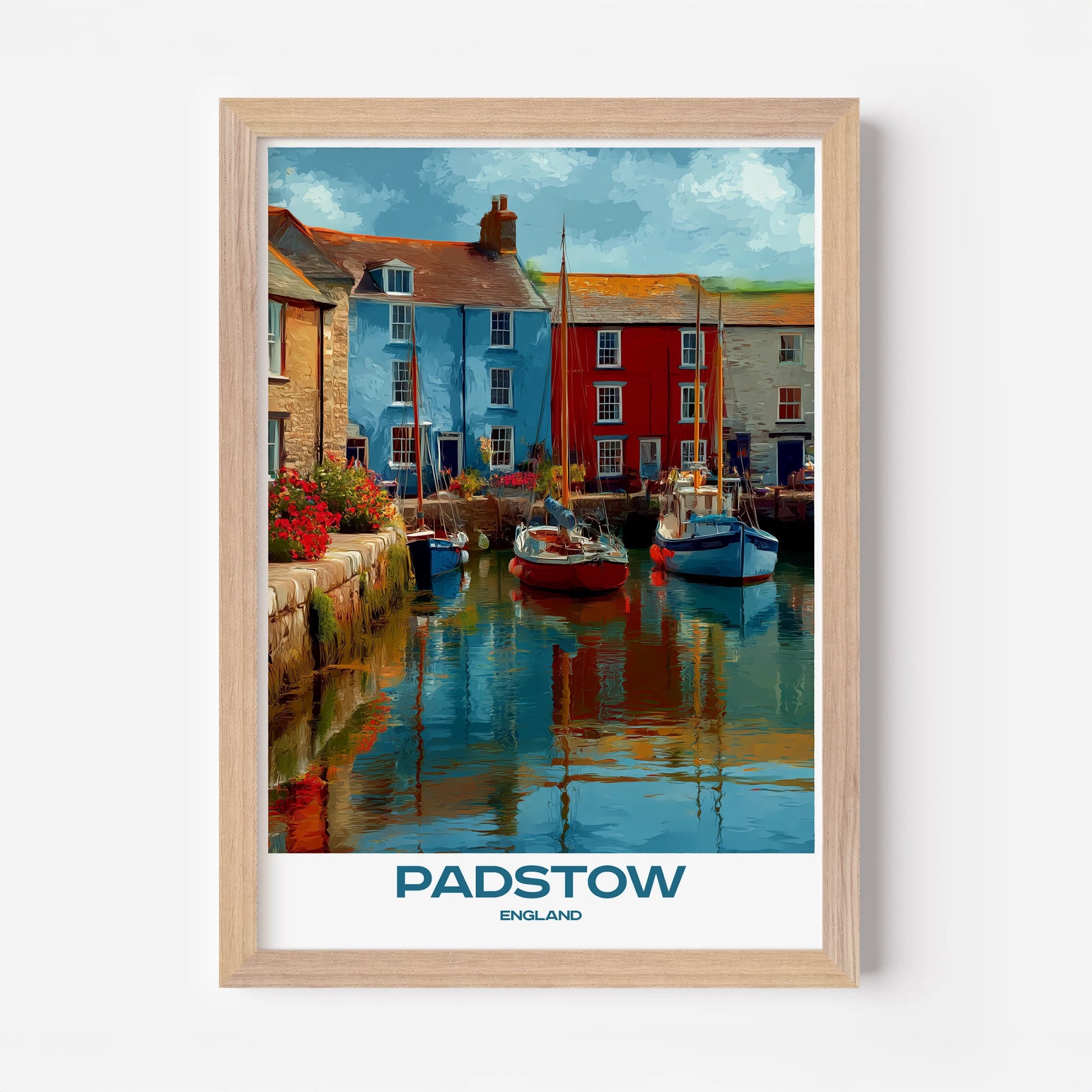 Padstow Cornwall England Europe Travel Poster - Postered