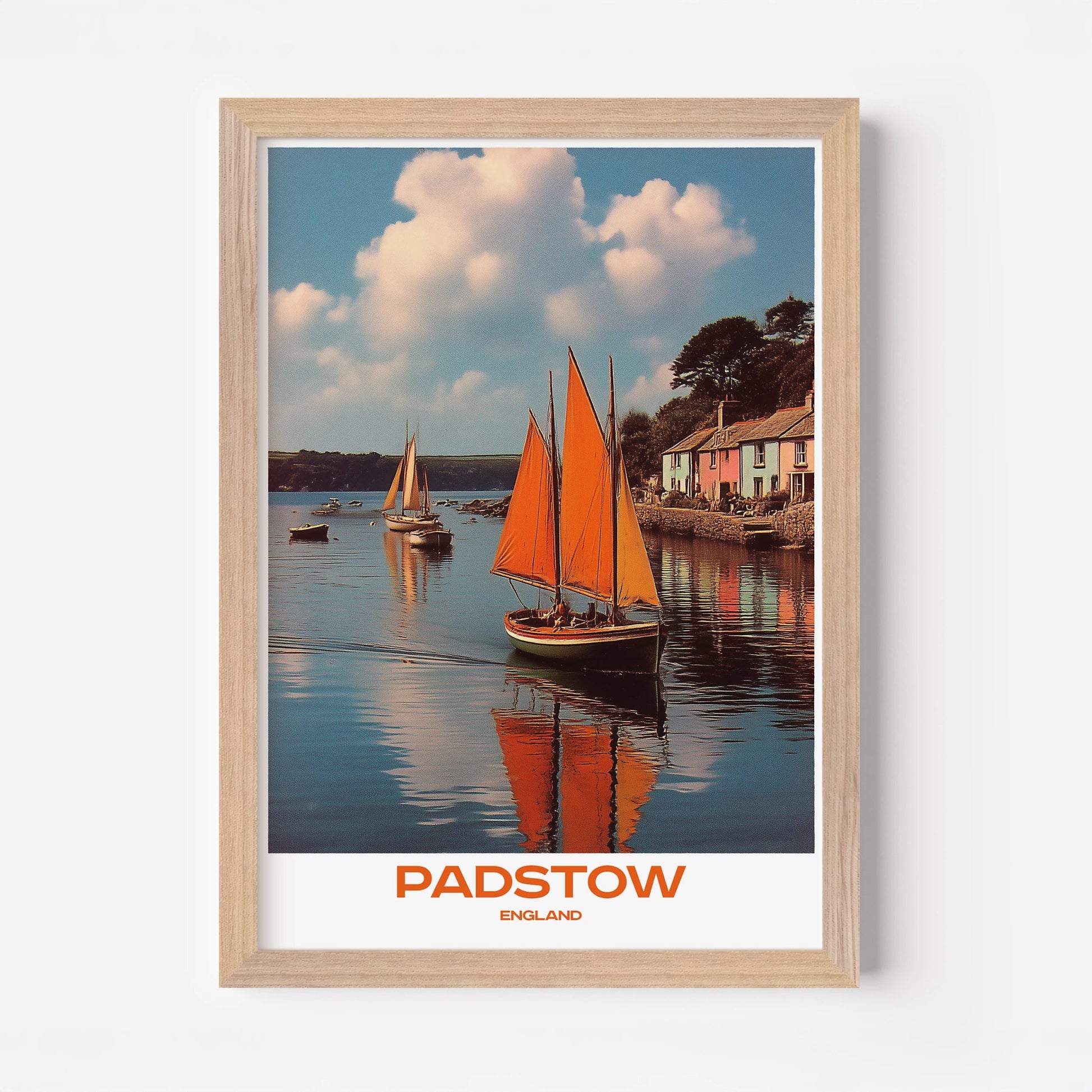 Padstow Cornwall England Europe Travel Poster - Postered