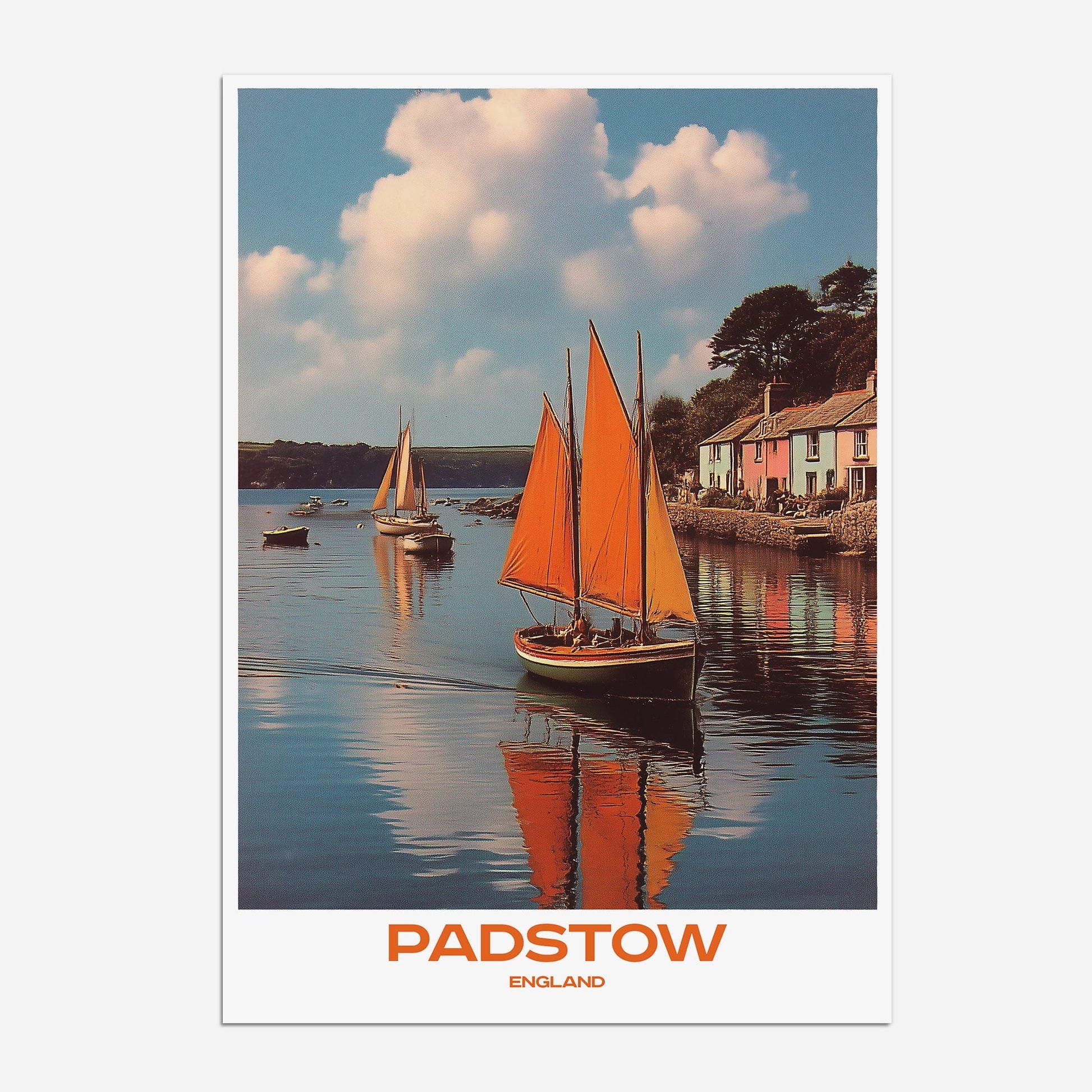 Padstow Cornwall England Europe Travel Poster - Postered