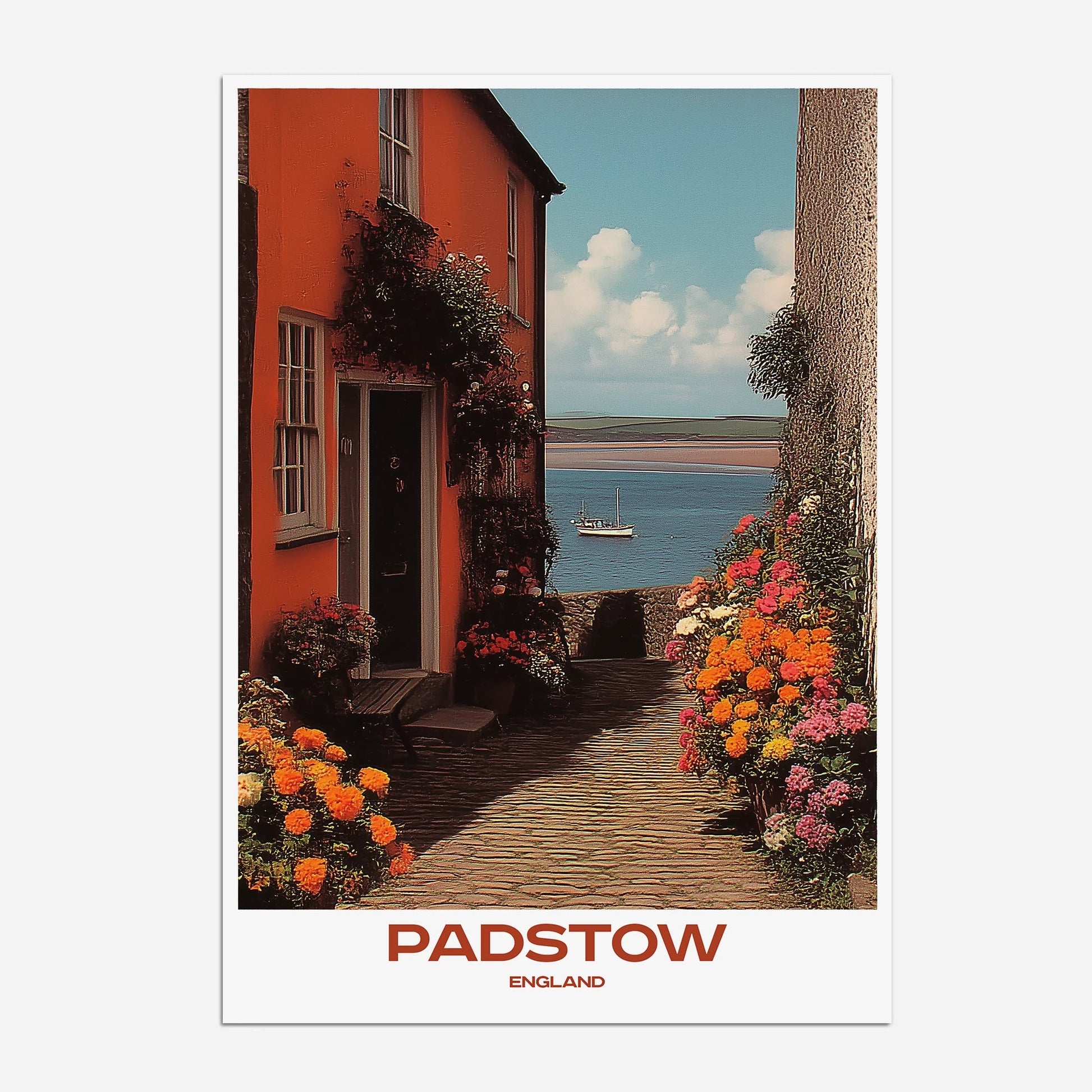 Padstow Cornwall England Europe Travel Poster - Postered