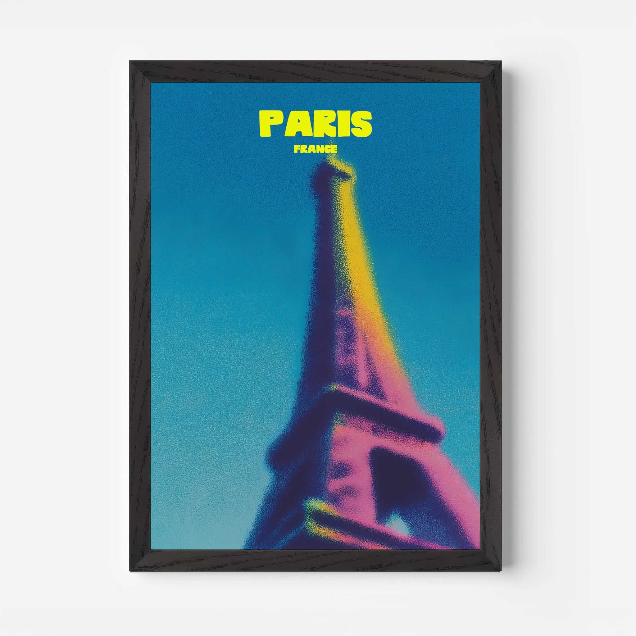Paris France Eiffel Tower Travel Poster - Postered
