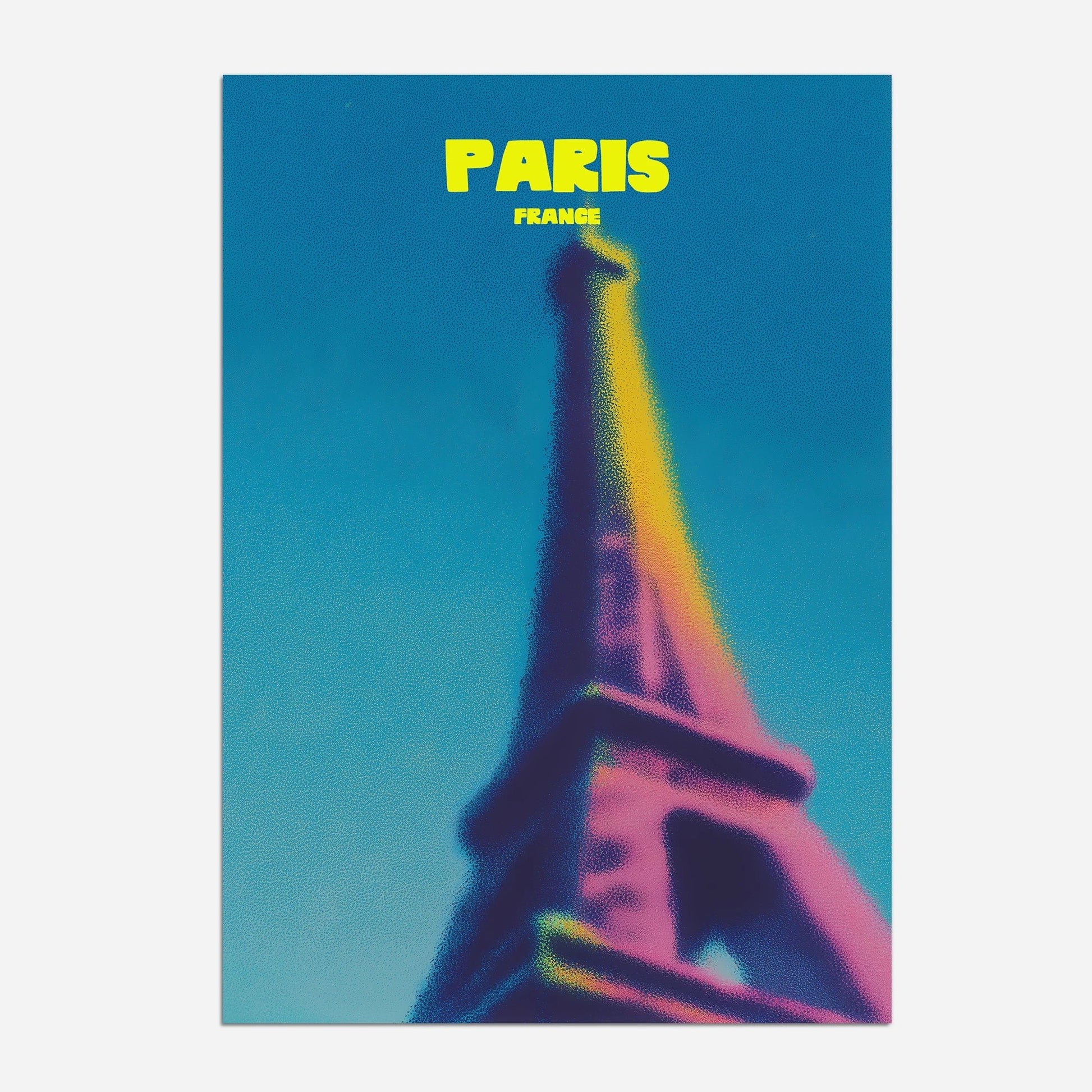 Paris France Eiffel Tower Travel Poster - Postered
