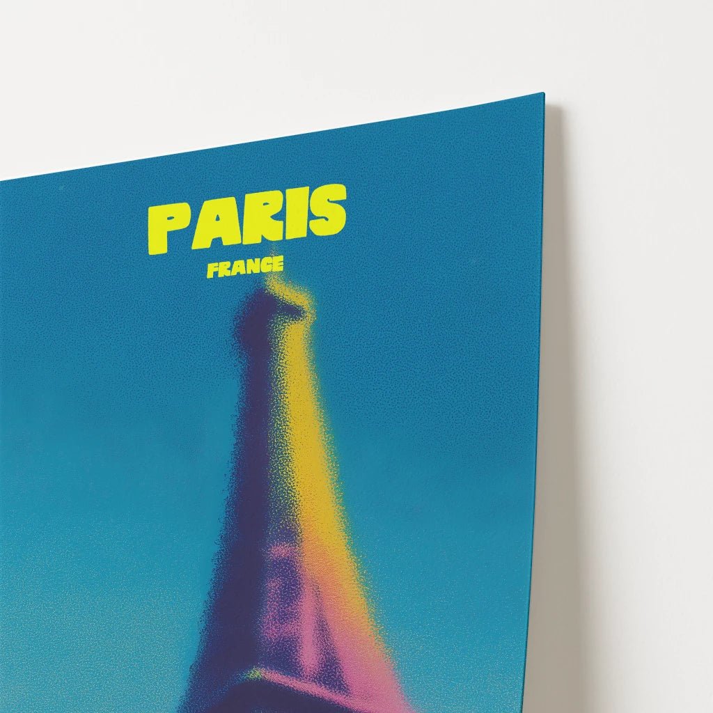 Paris France Eiffel Tower Travel Poster - Postered