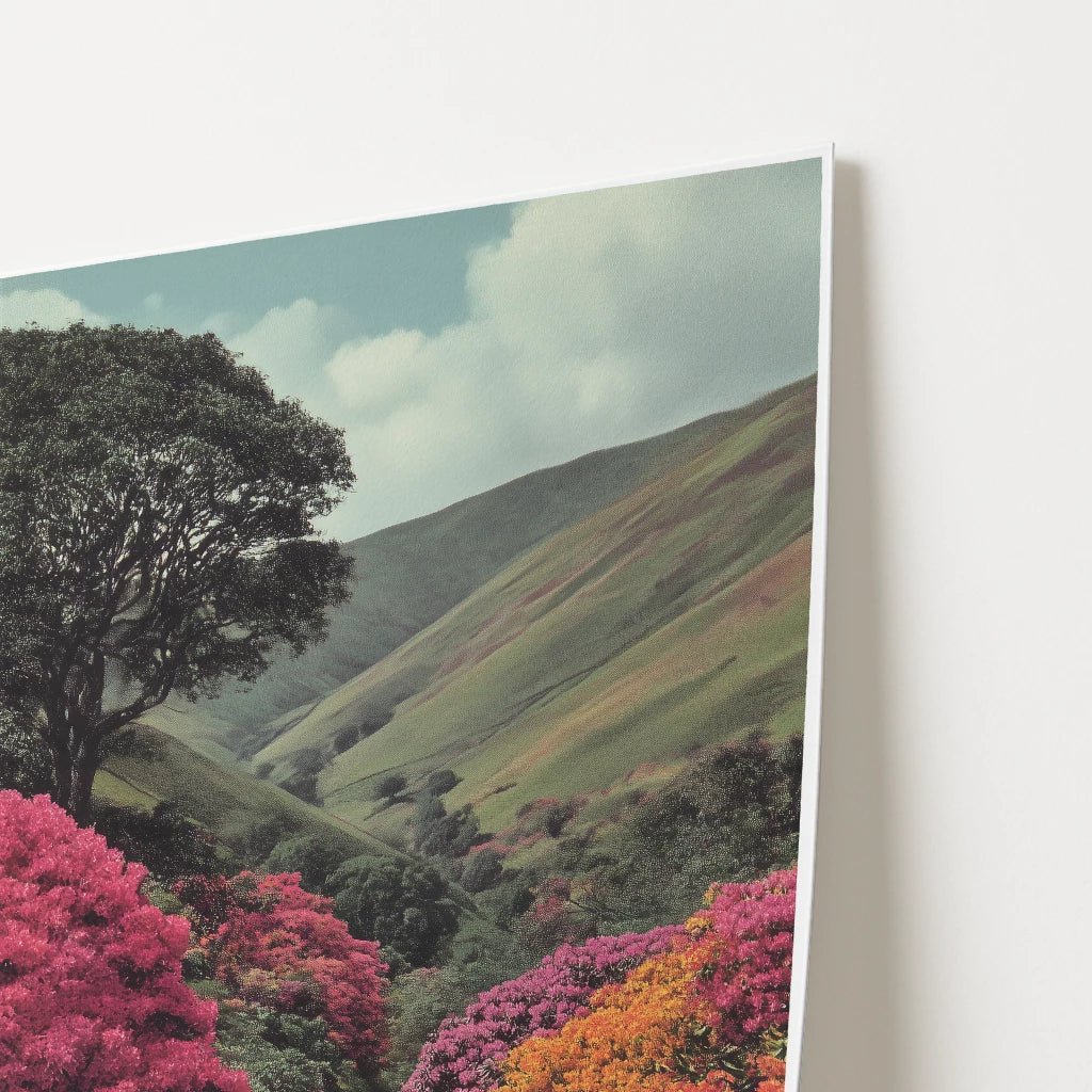 Peak District England Europe Travel Poster - Postered