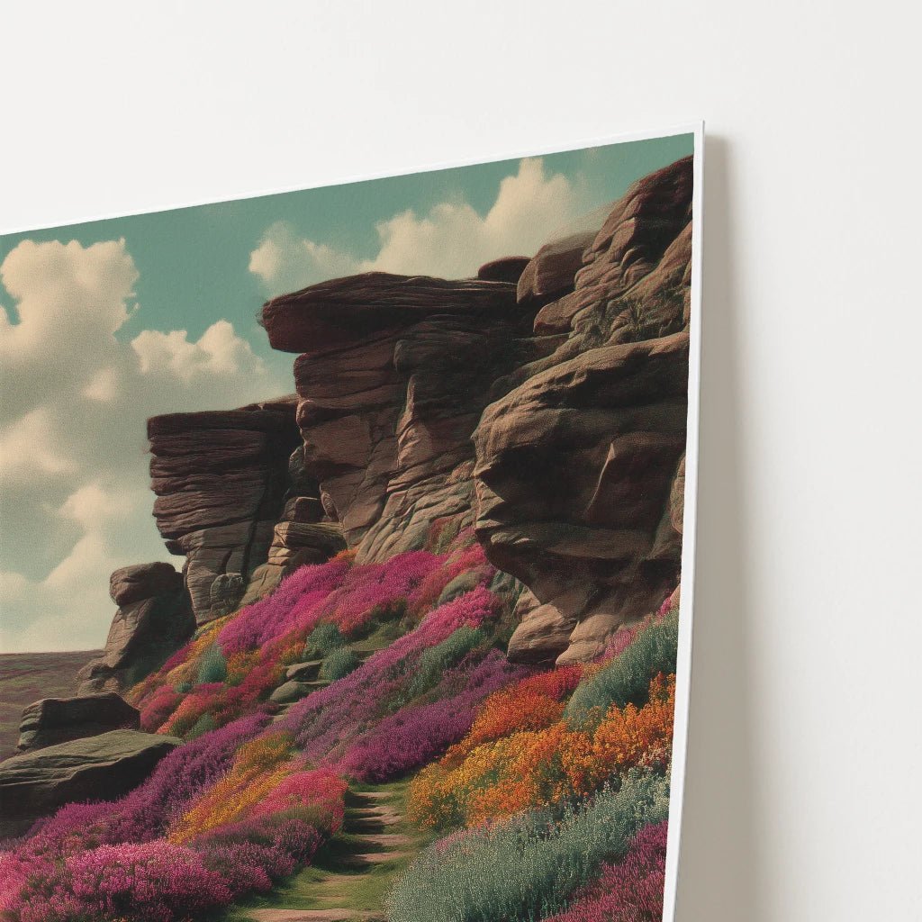 Peak District England Europe Travel Poster - Postered