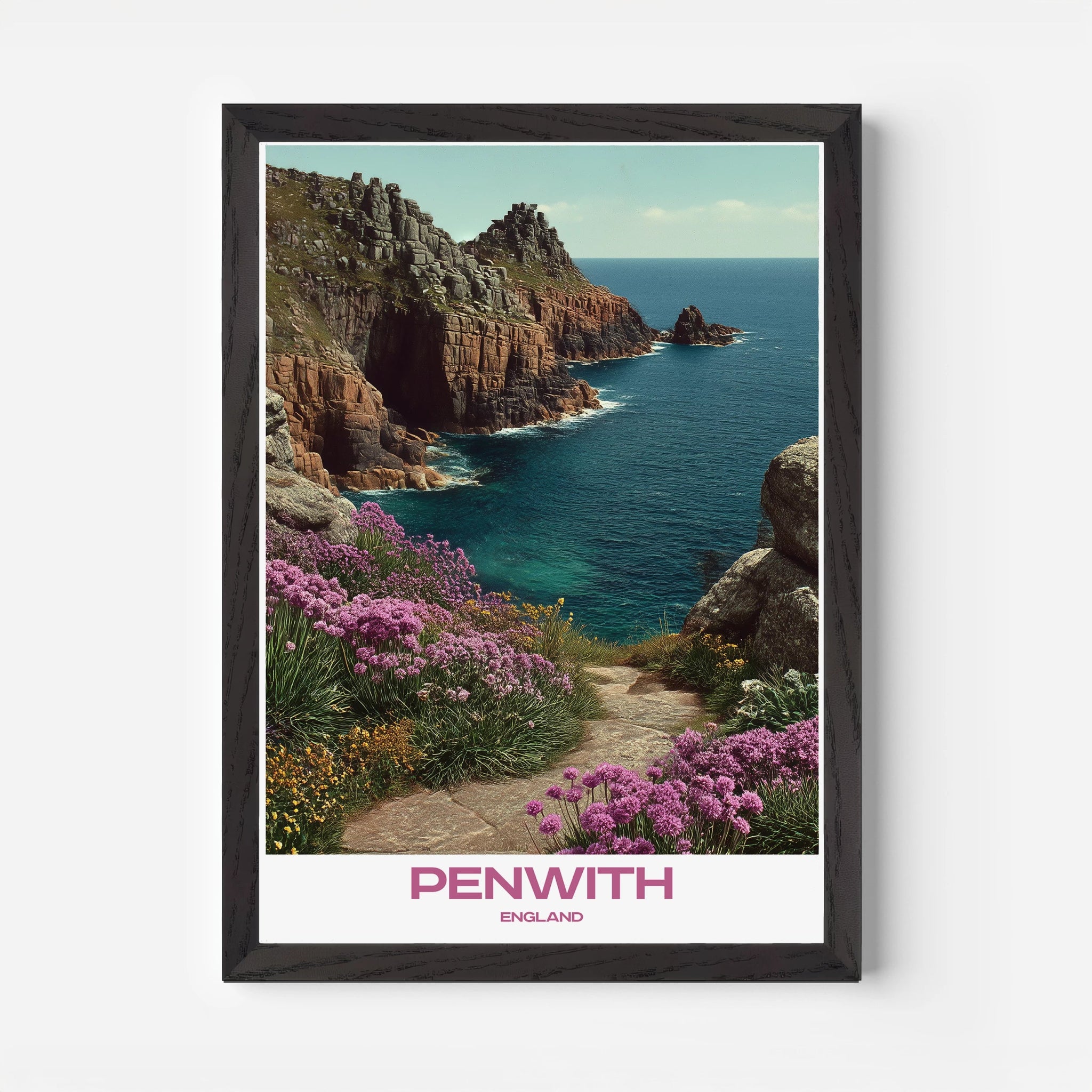 Penwith Cornwall England Europe Travel Poster - Postered