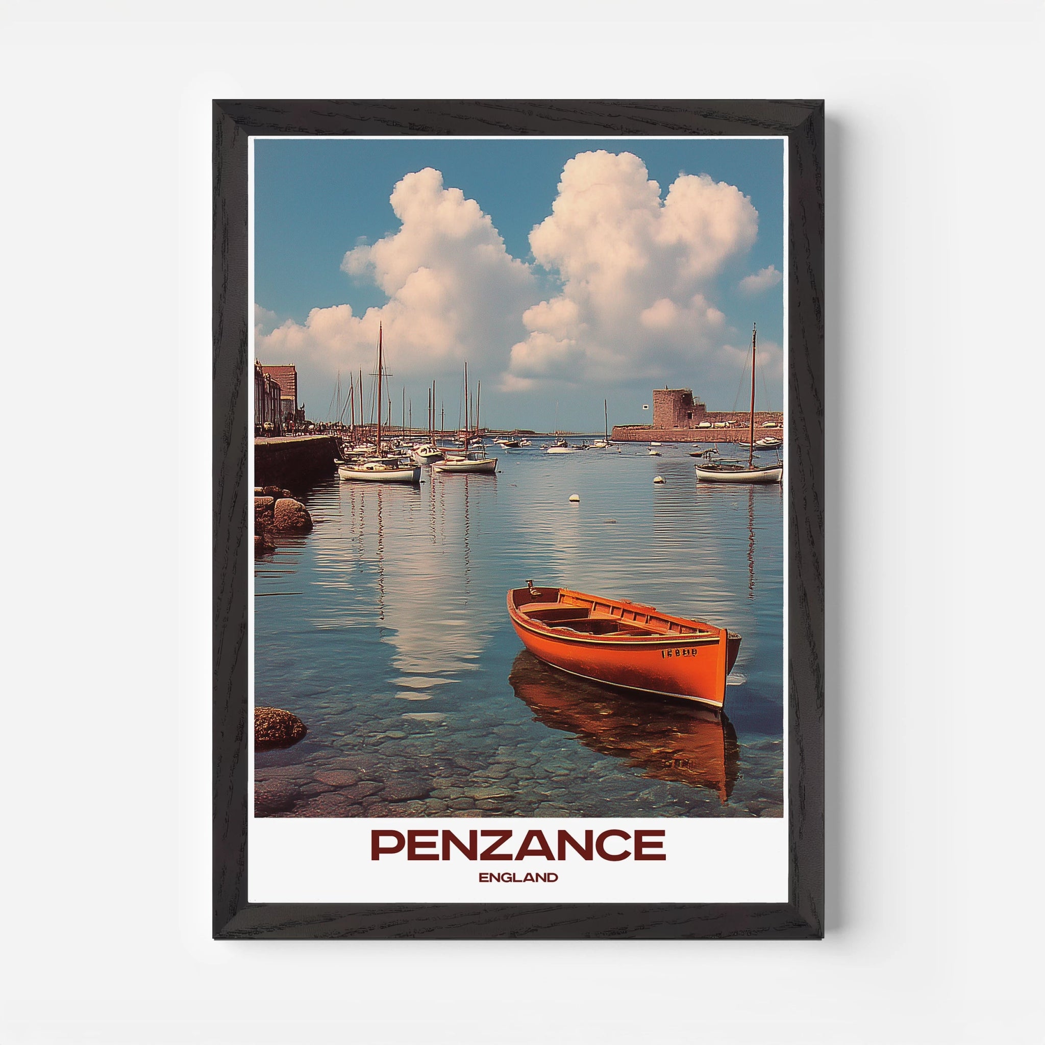 Penzance Cornwall England Europe Travel Poster - Postered