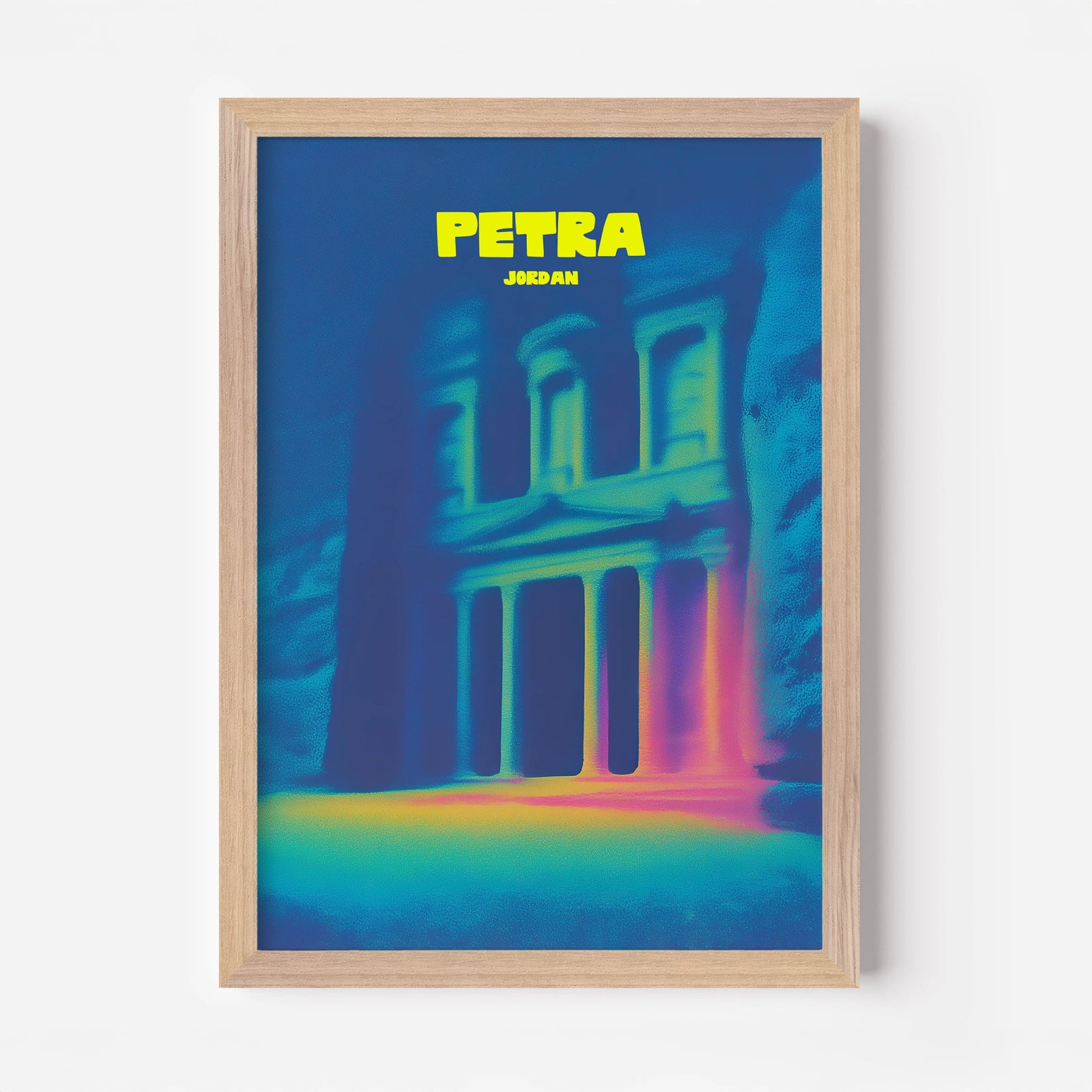 Petra Jordan Asia Travel Poster - Postered