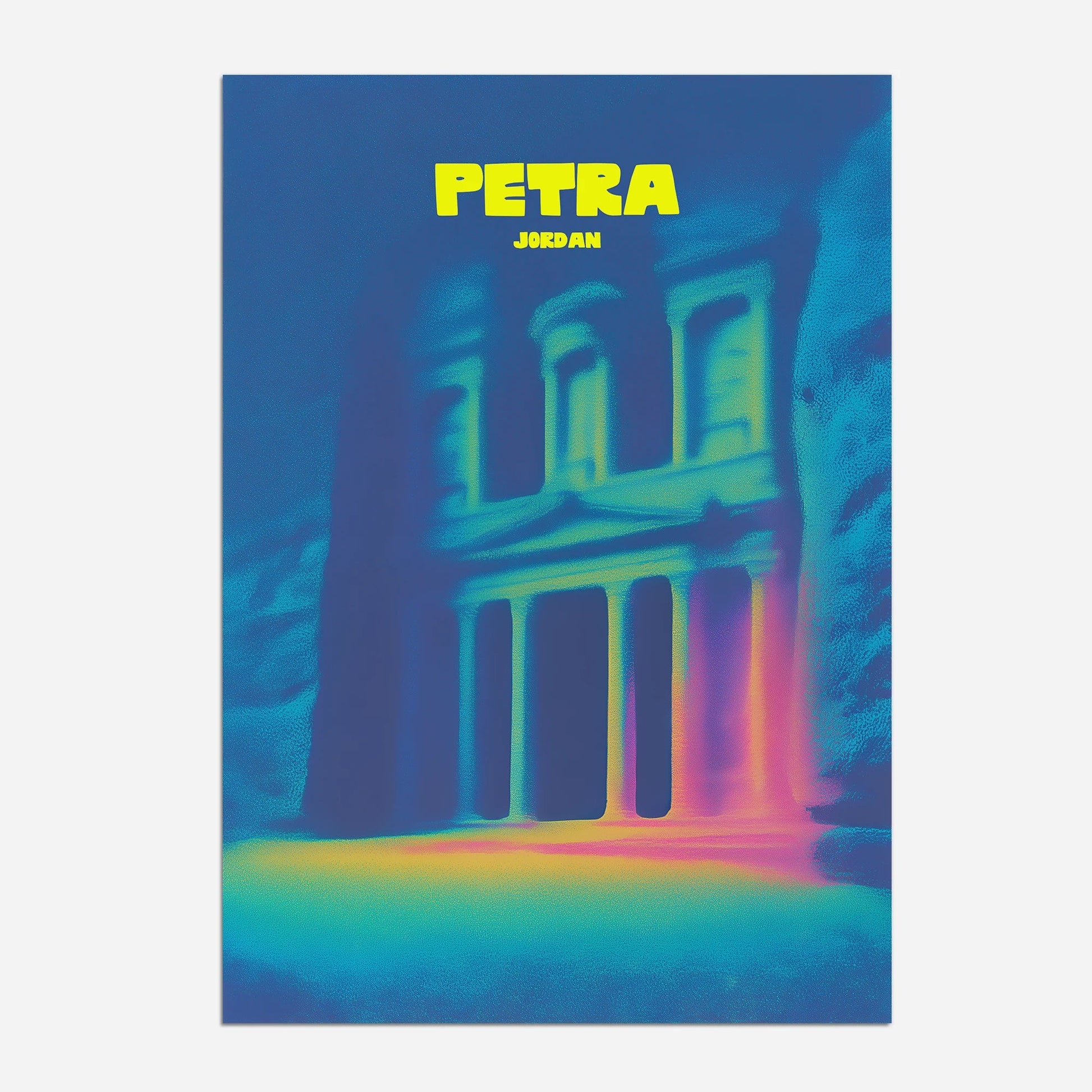 Petra Jordan Asia Travel Poster - Postered