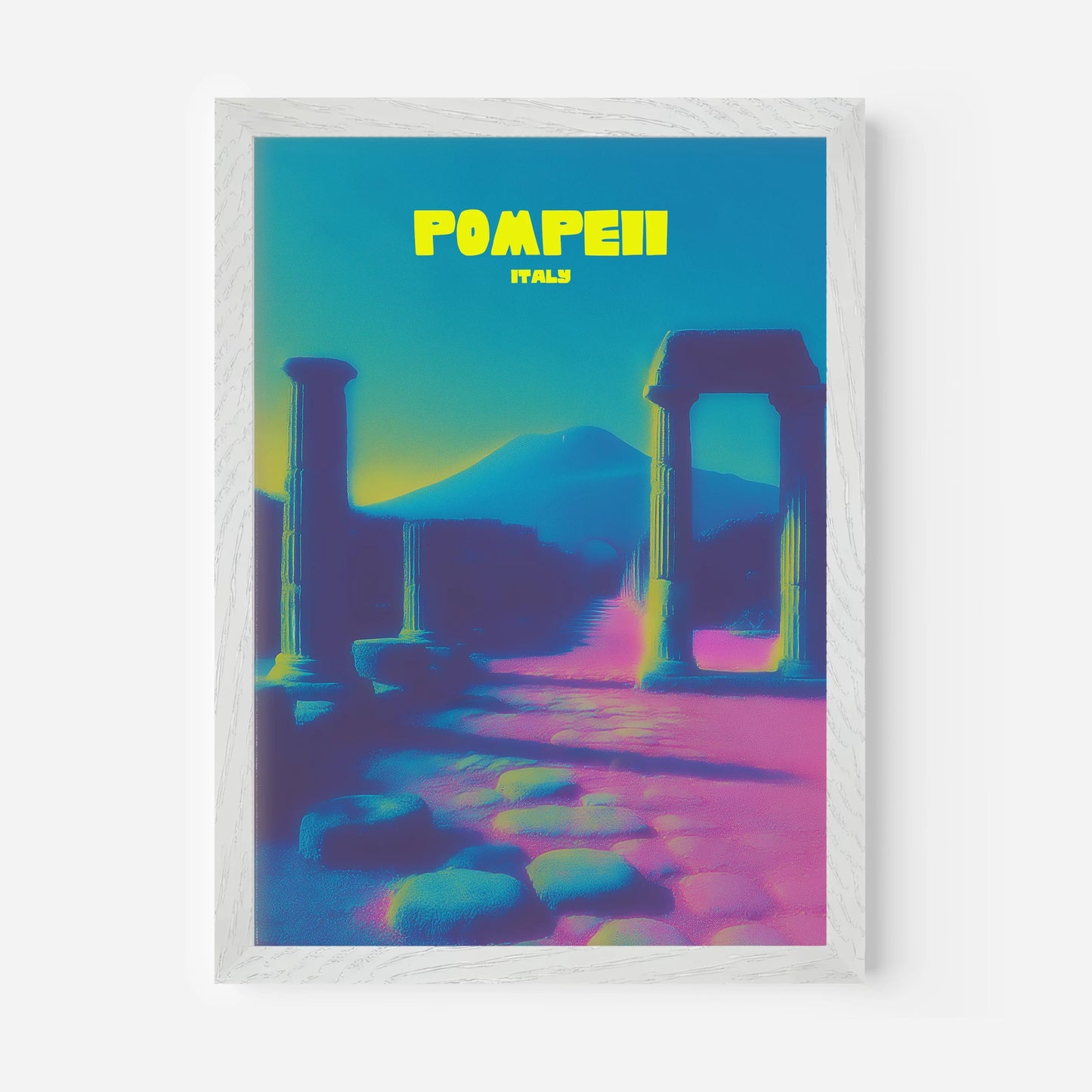 Pompeii Italy Travel Poster - Postered