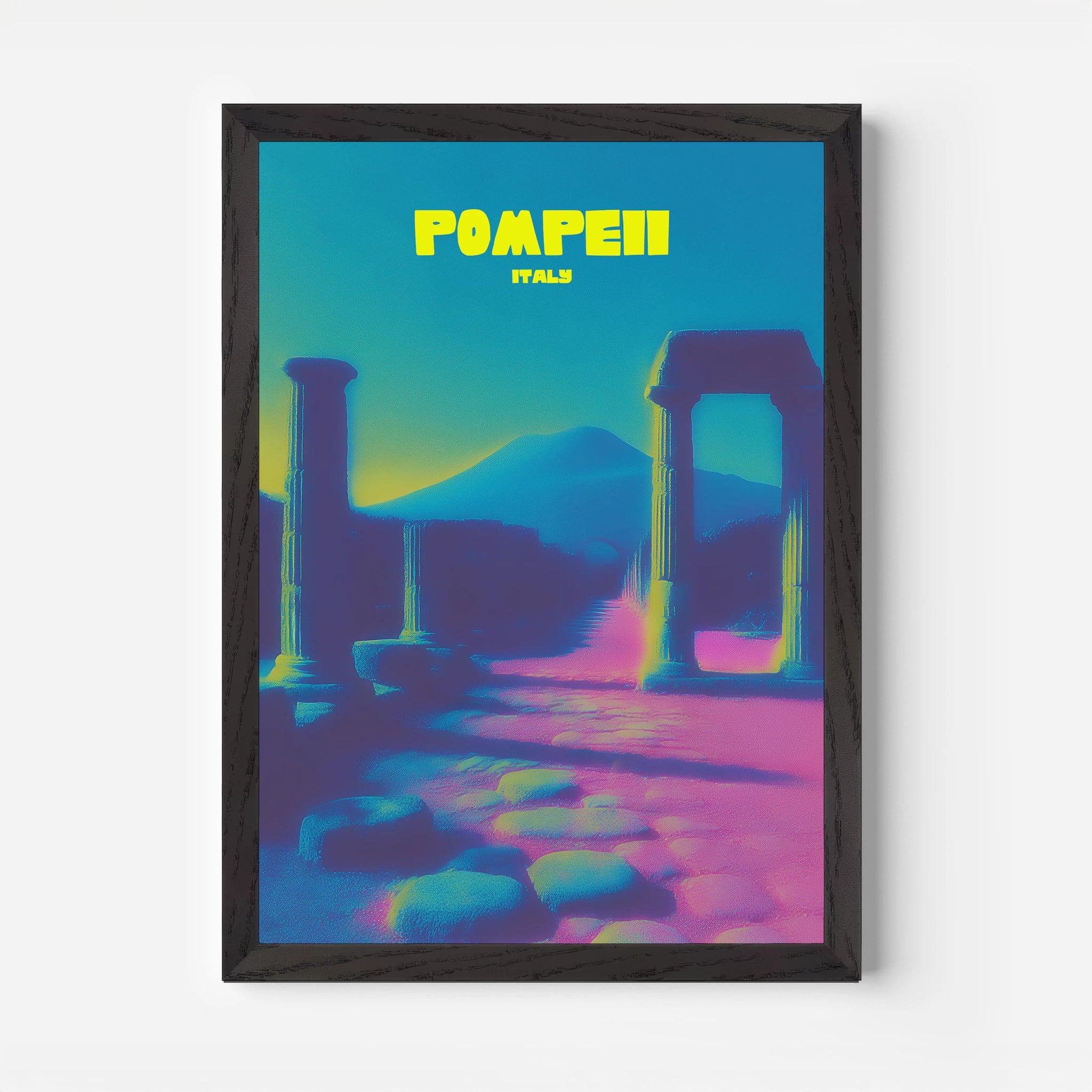 Pompeii Italy Travel Poster - Postered