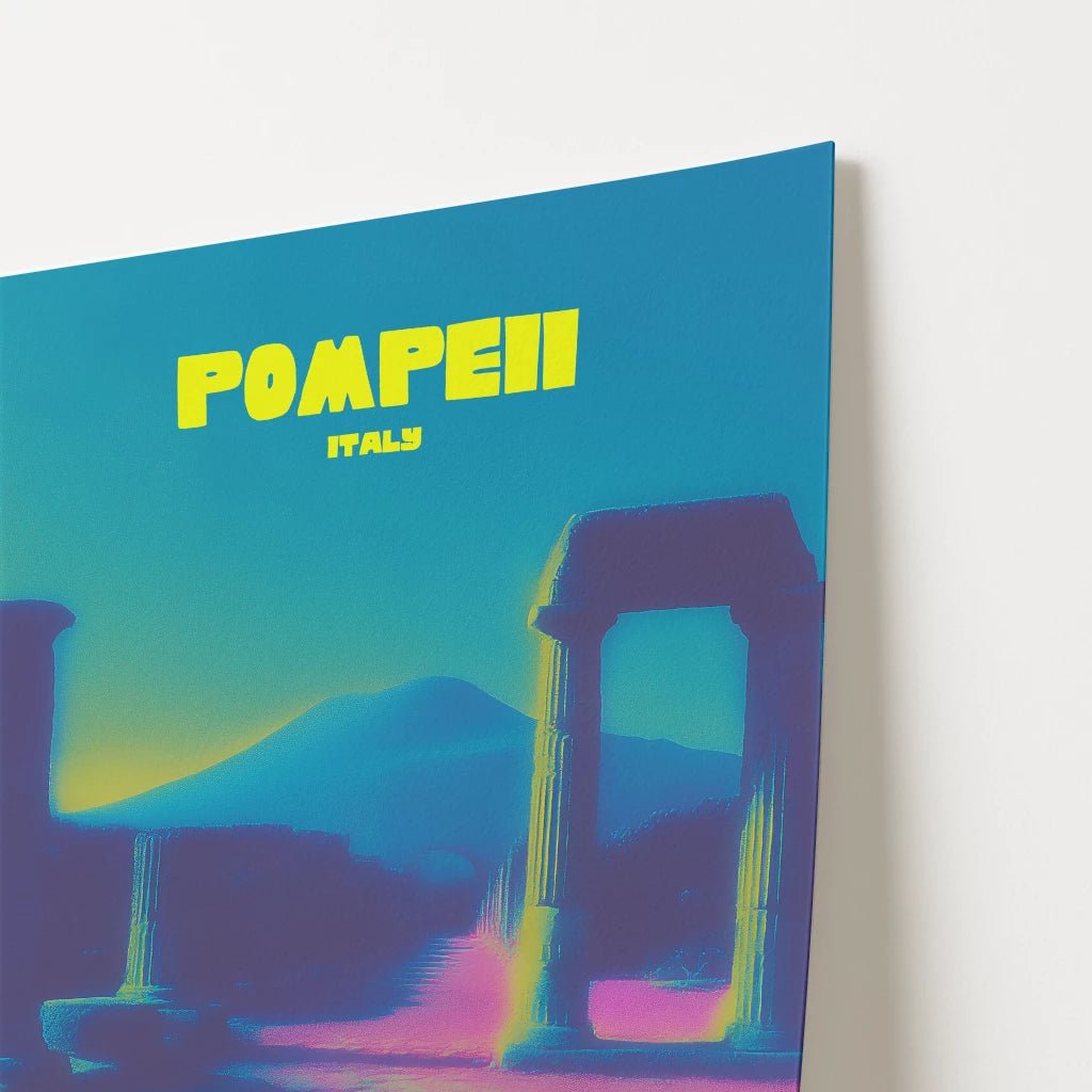 Pompeii Italy Travel Poster - Postered