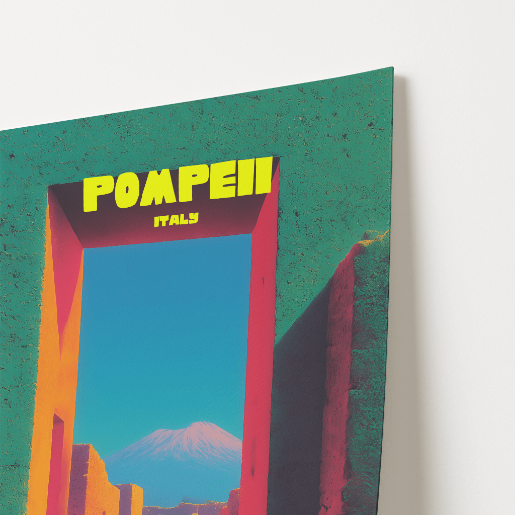 Pompeii Italy Travel Poster - Postered