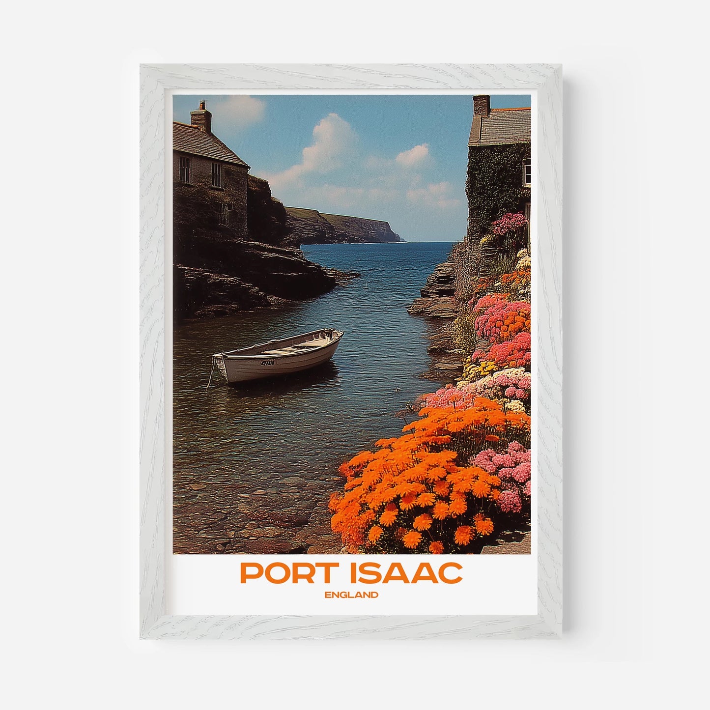 Port Isaac Cornwall England Europe Travel Poster - Postered