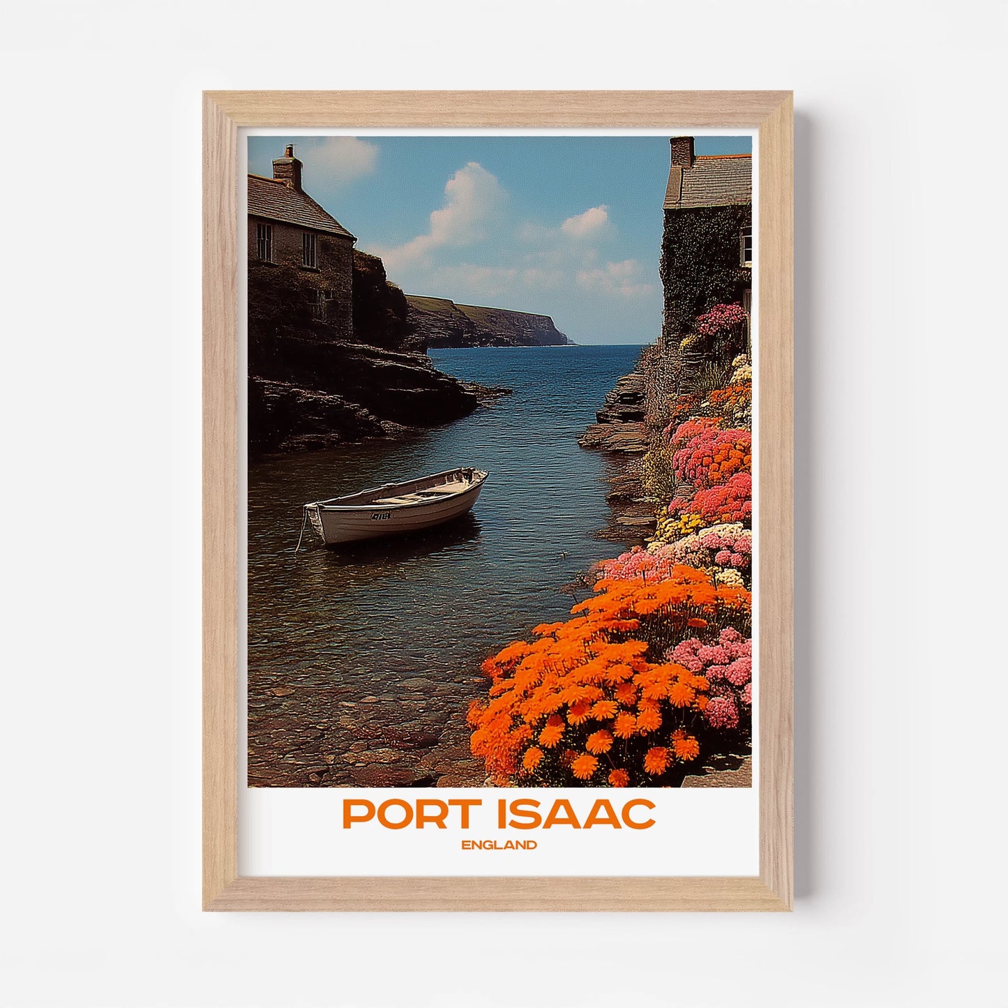 Port Isaac Cornwall England Europe Travel Poster - Postered