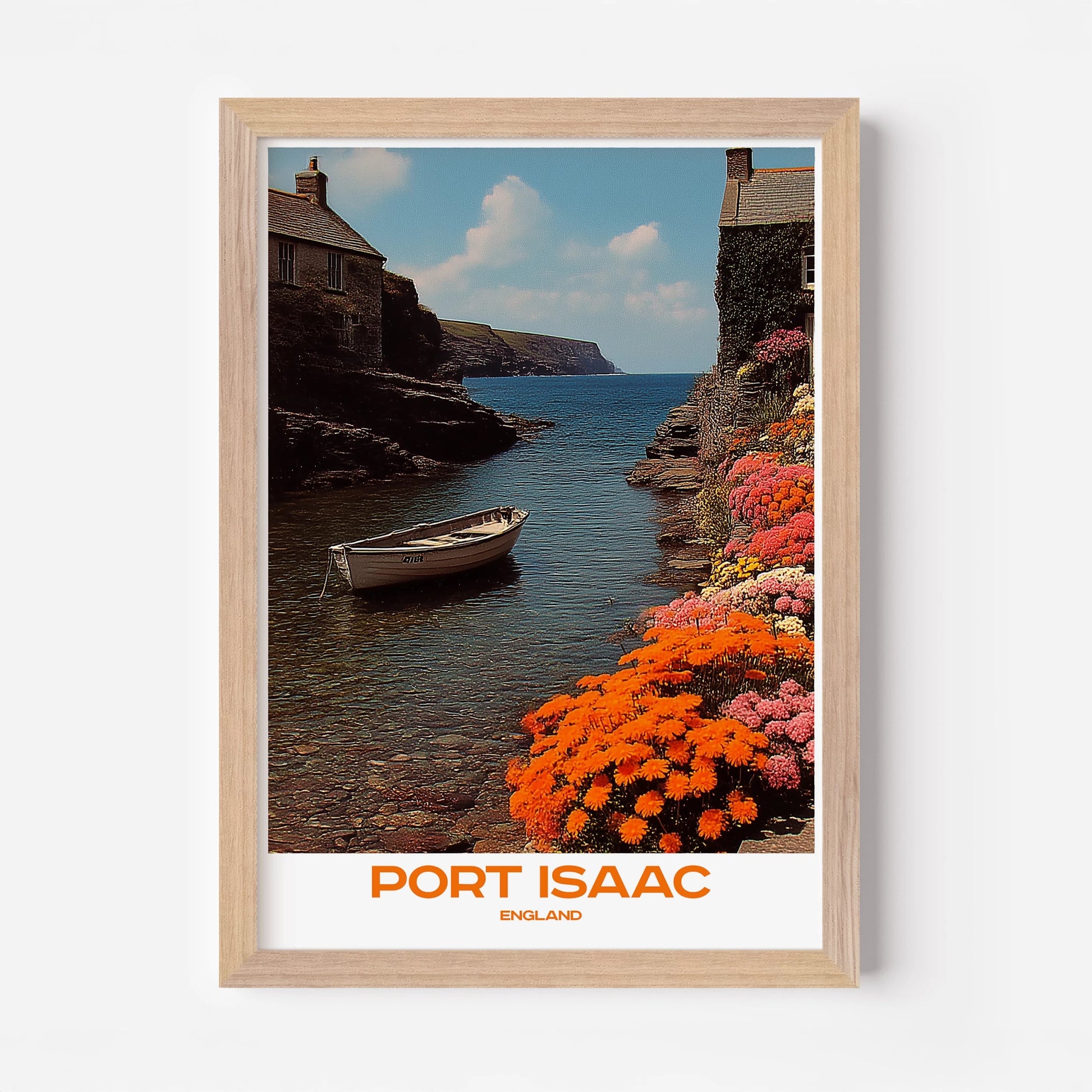 Port Isaac Cornwall England Europe Travel Poster - Postered
