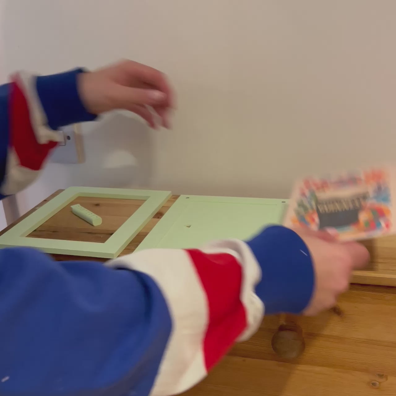 Magnetic Modular Solid Plastic Frame - Royal Gold