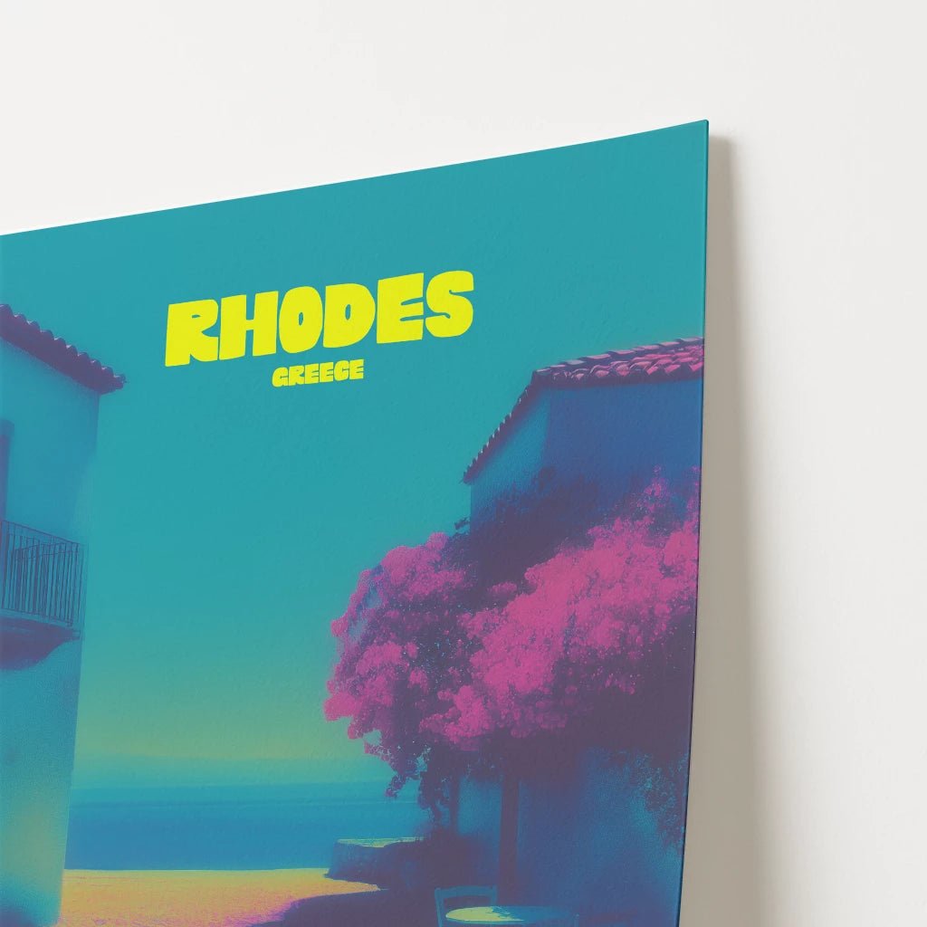Rhodes Greece Europe Travel Poster - Postered