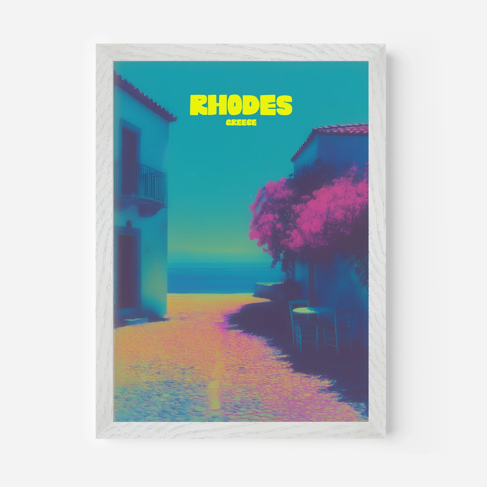 Rhodes Greece Europe Travel Poster - Postered