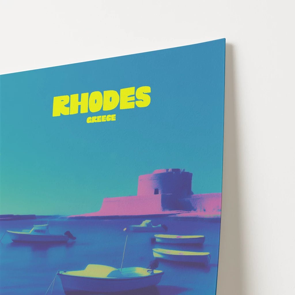 Rhodes Greece Travel Poster - Postered
