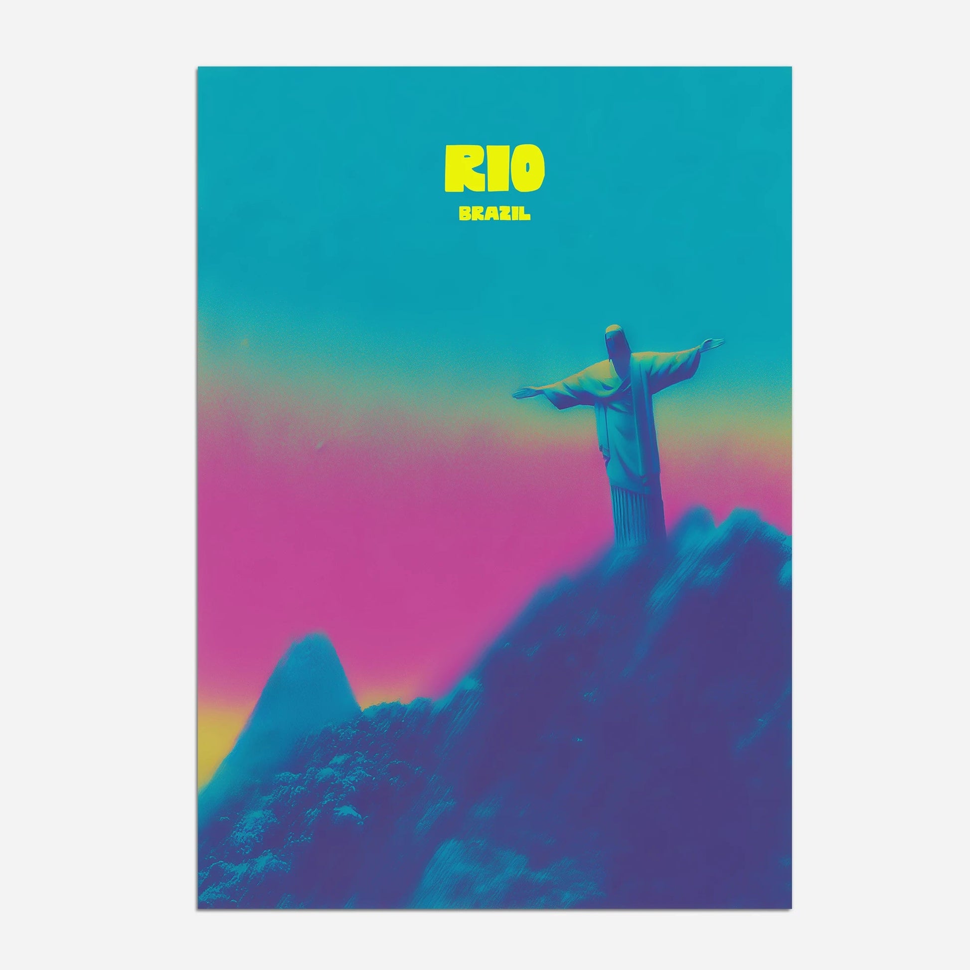 Rio De Janeiro Brazil Travel Poster - Postered